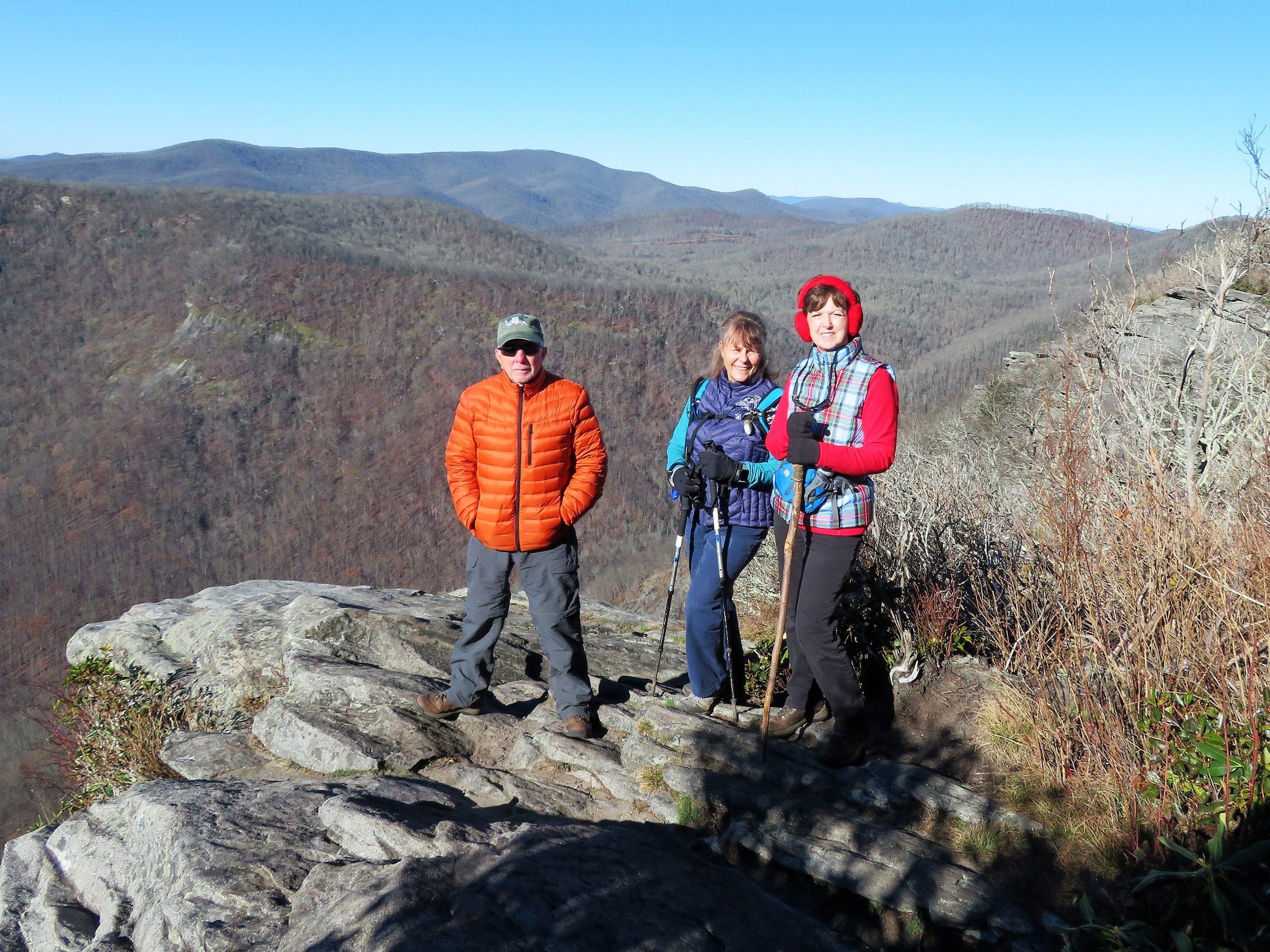 Vic, Renee' & Jenny on Pickens Nose