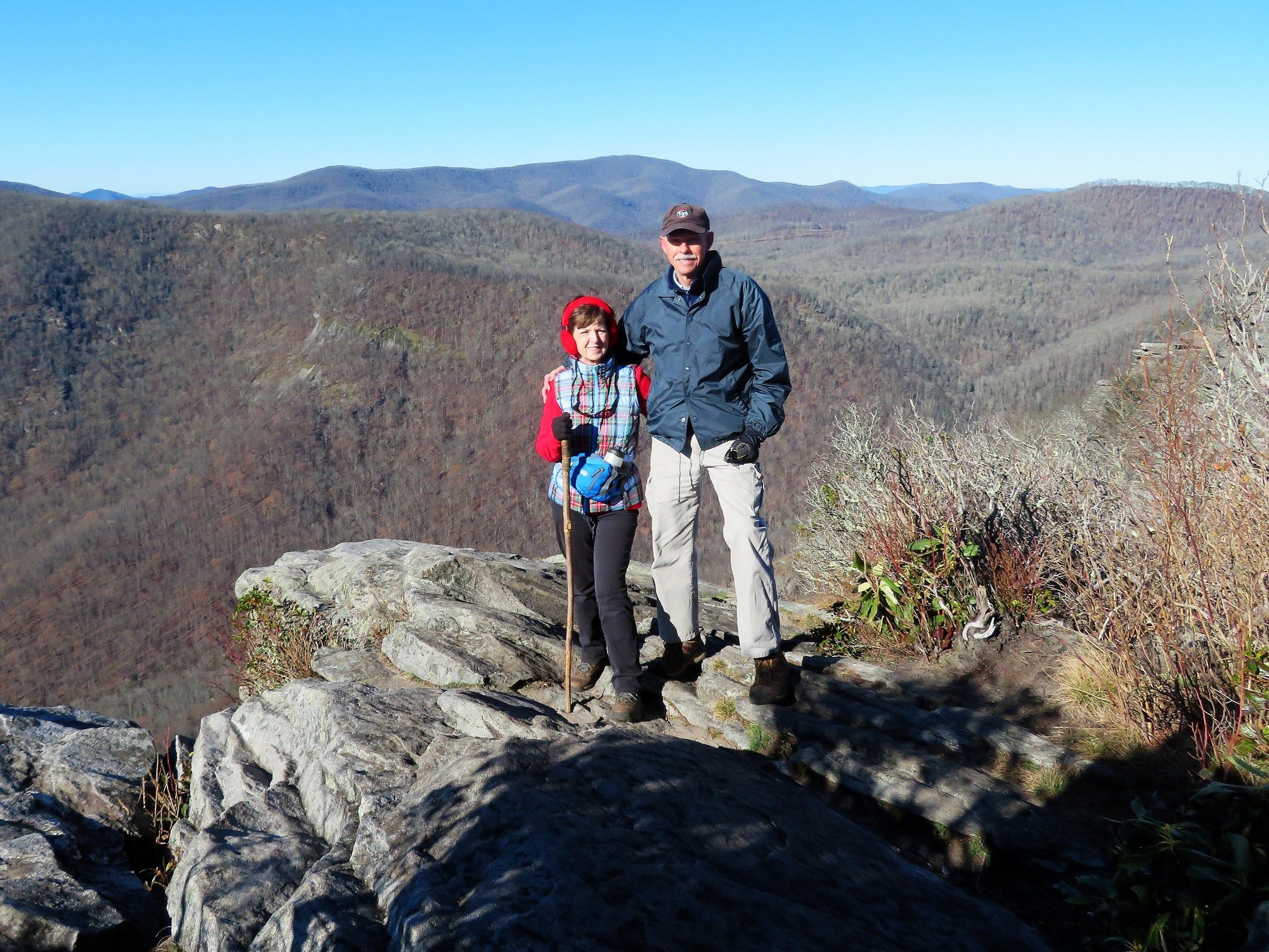 Jenny & Mike on Pickens Nose