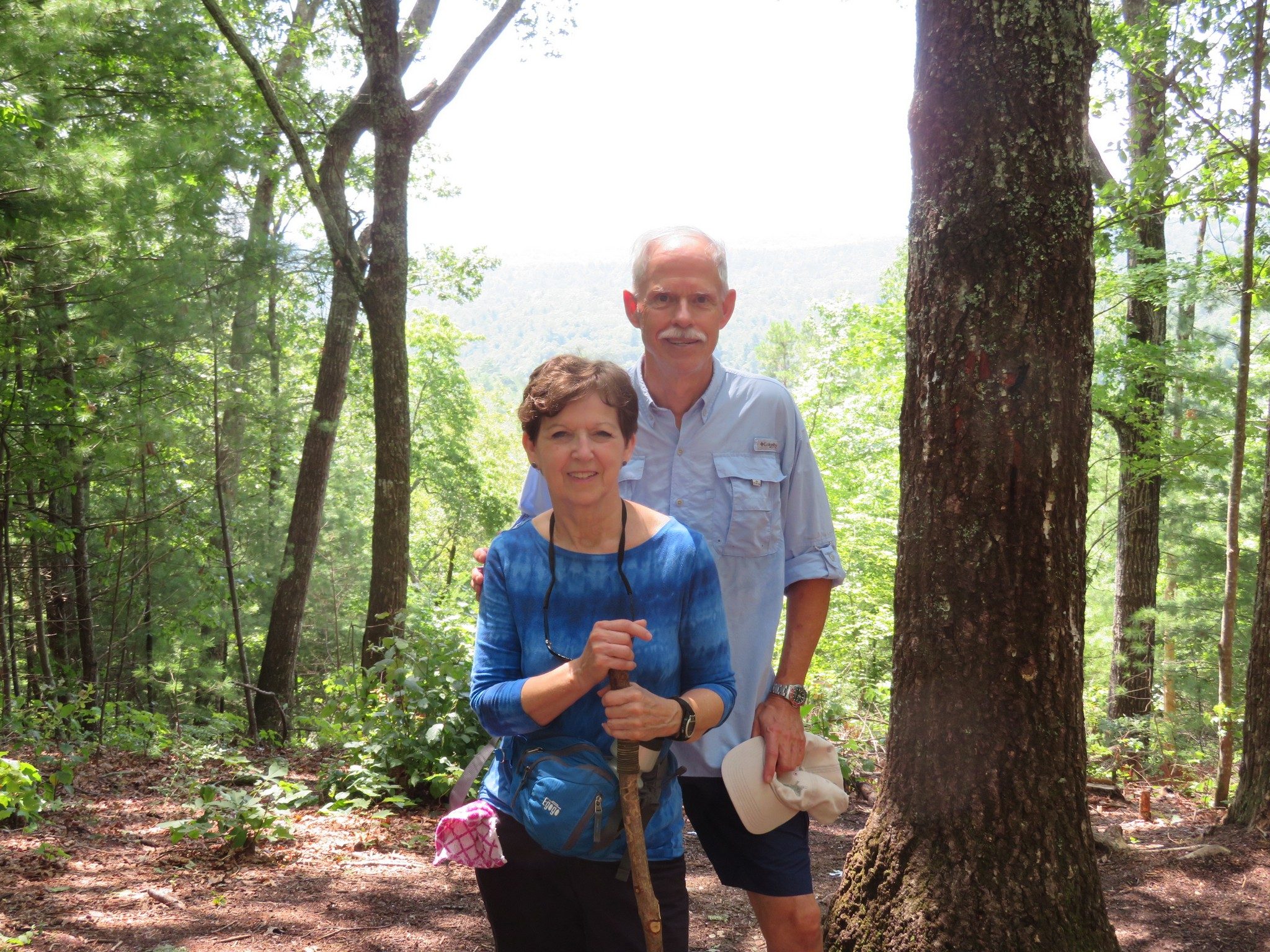 Taking a Break at Peak of Laurel Ridge Trail
