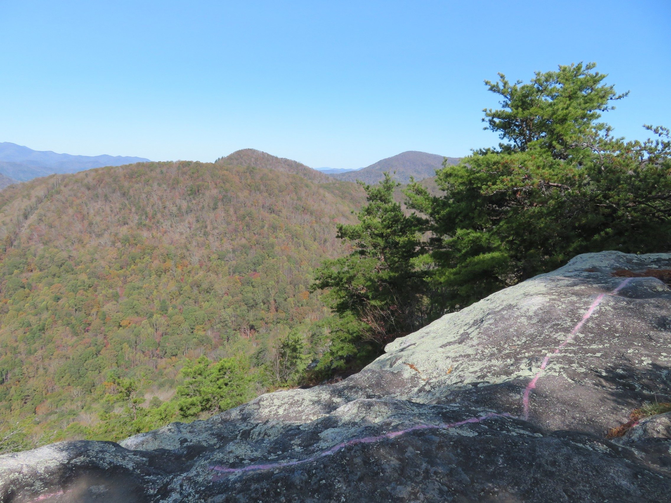 View to the north from Pinnacle Knob