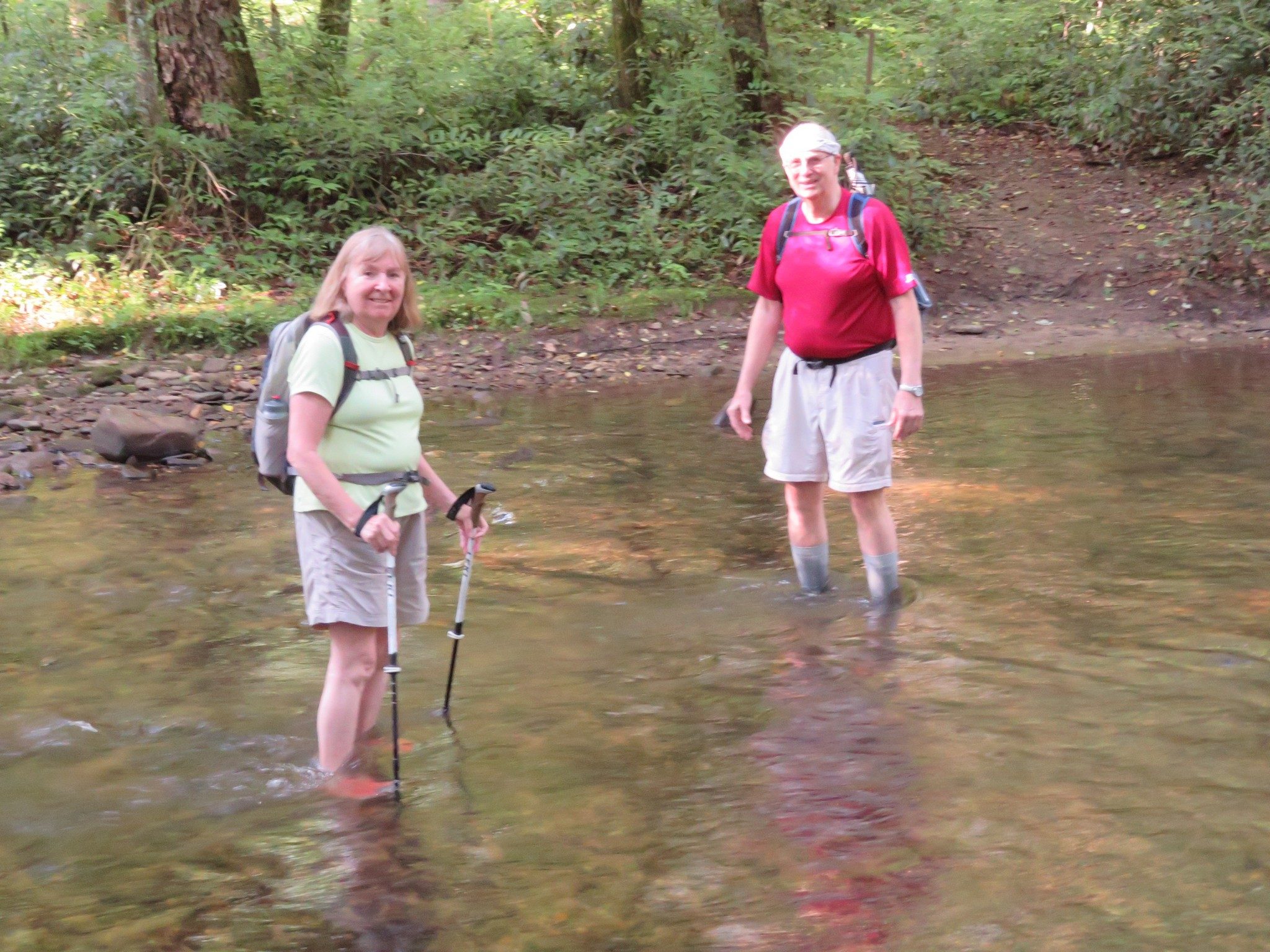 Water Crossing at Dukes Creek - Not bad even after rain the day before