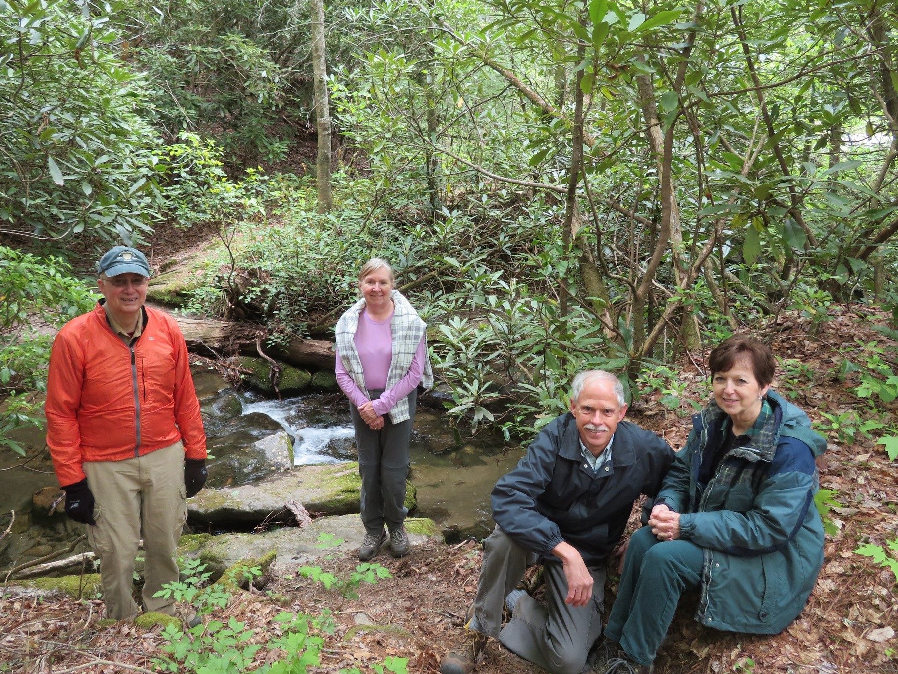 L-R: Ray Lovette, Angela Evans, Mike & Jenny Bell
