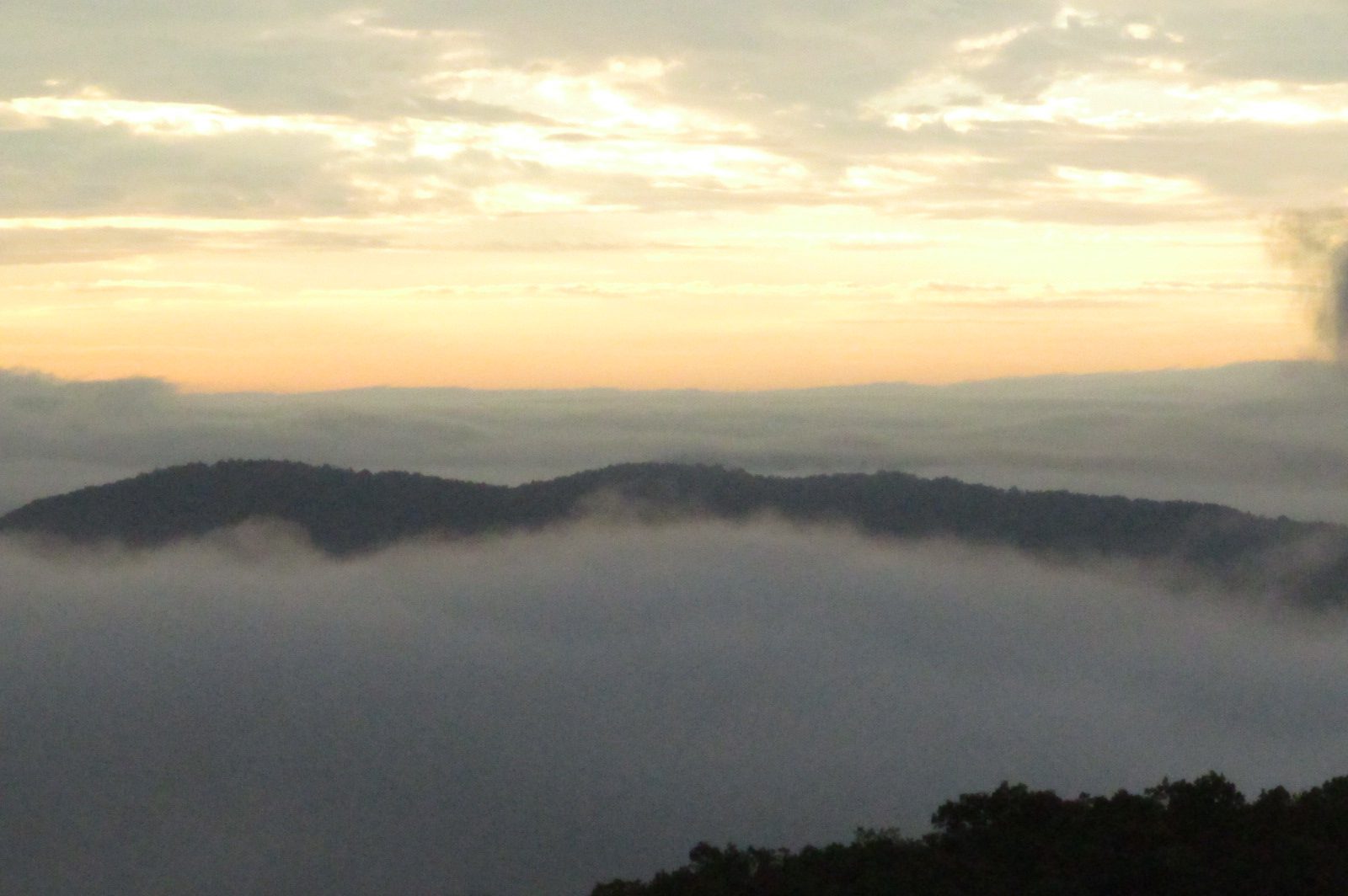 Morning photo from Dick Metzgar's back deck
