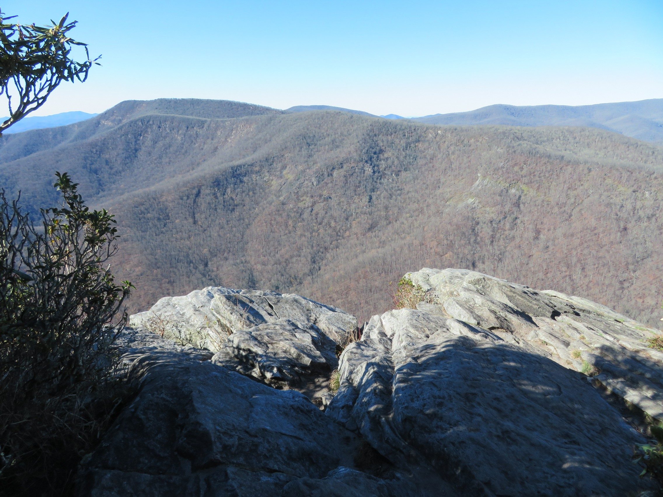 Looking toward to the east from Pickens Nose
