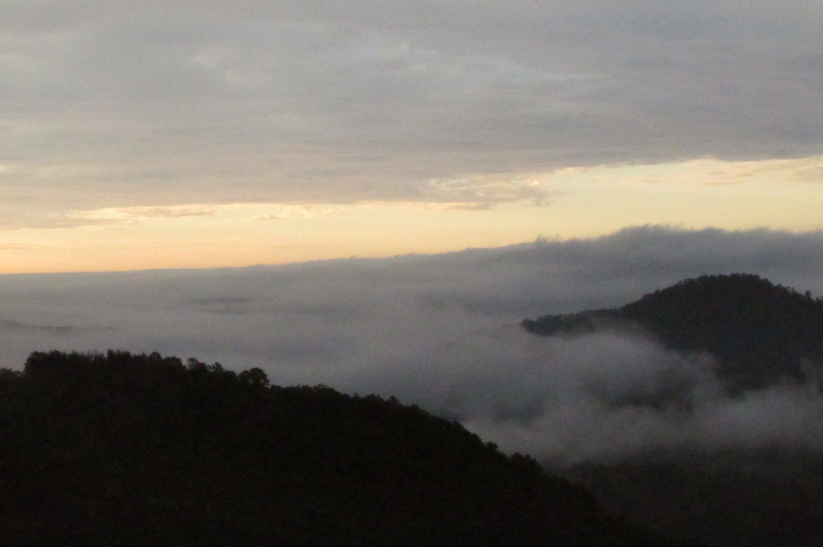 Morning photo from Dick Metzgar's back deck