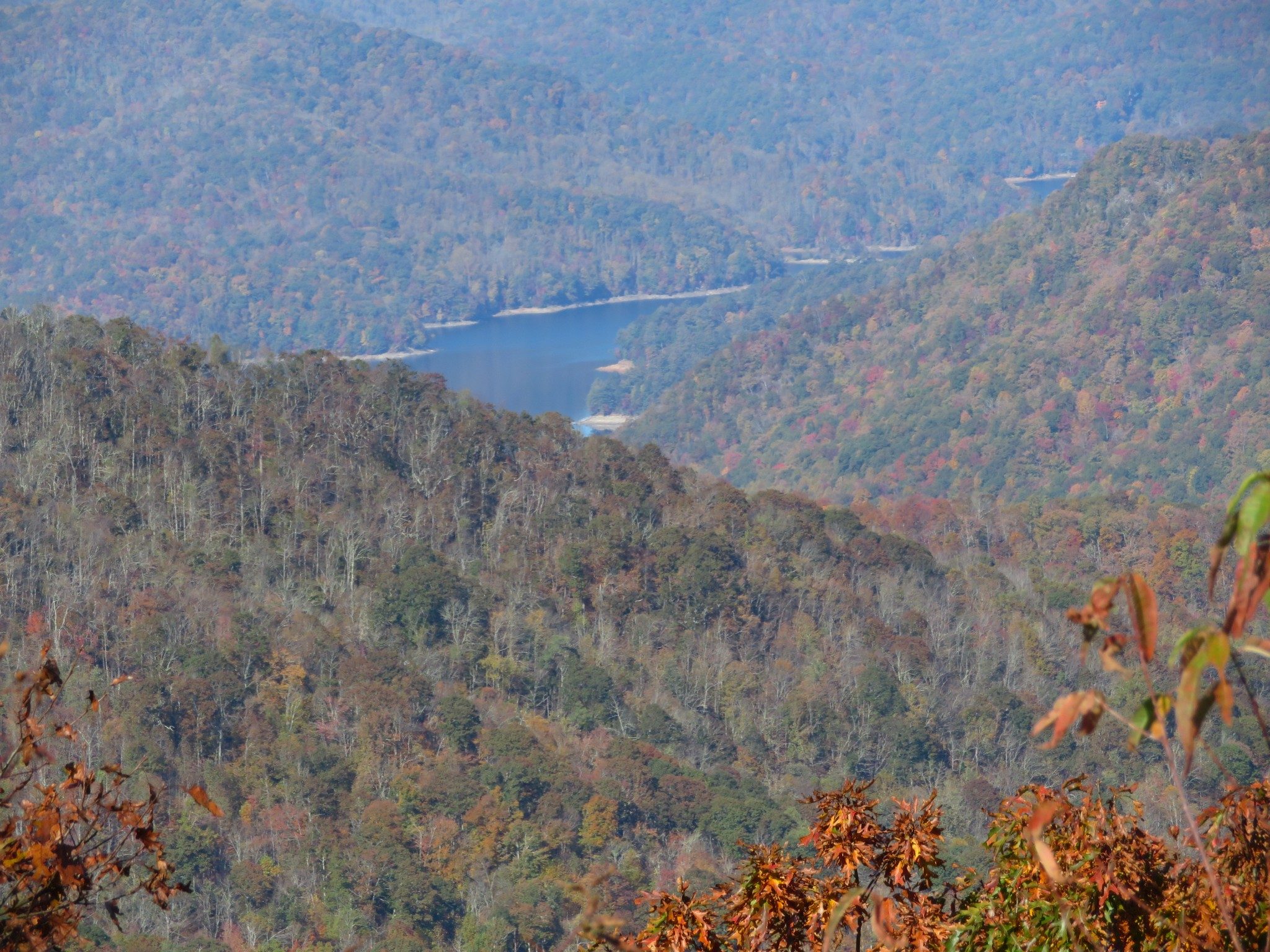 Nantahala Lake from Siler Bald
