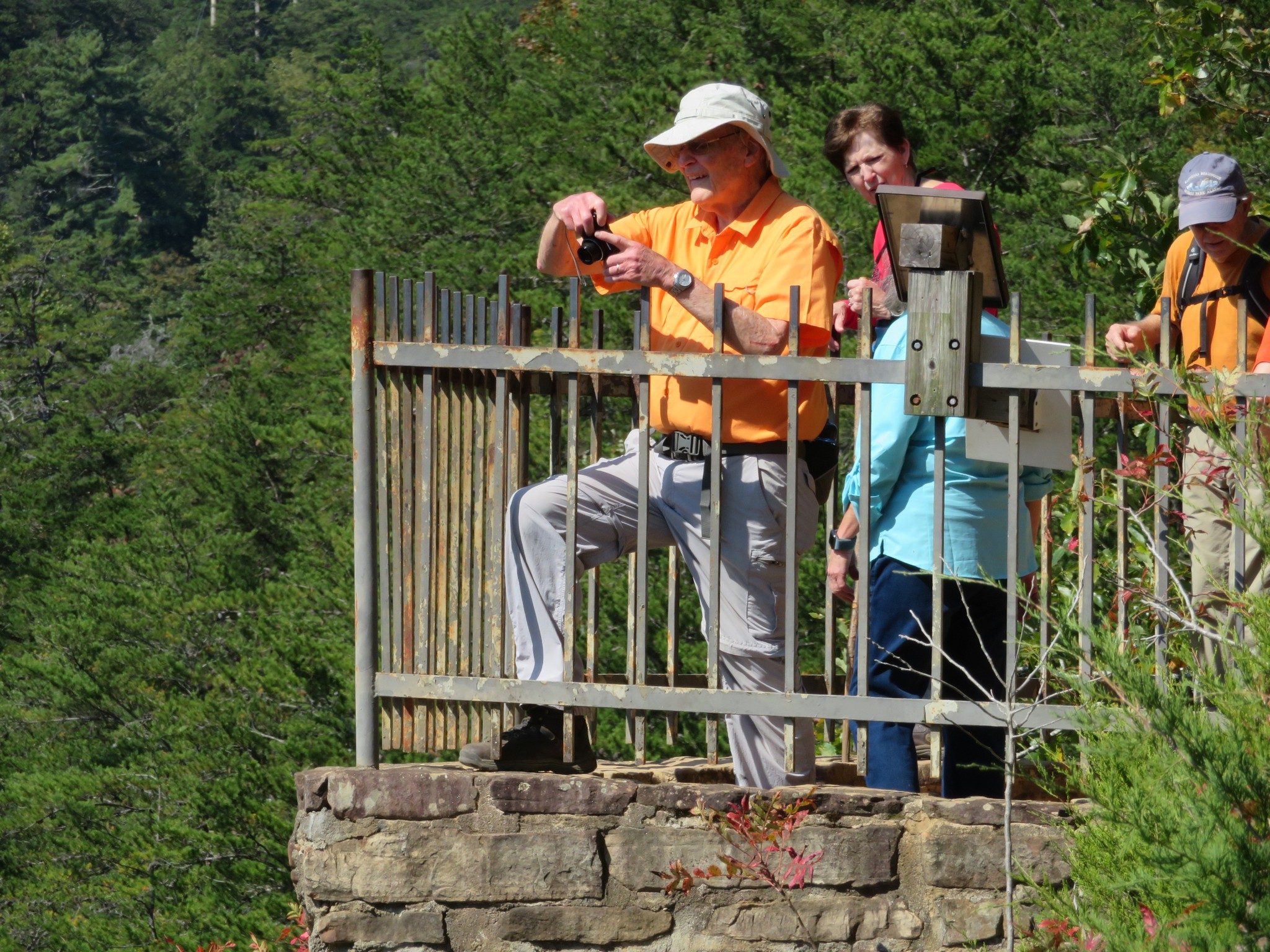 Dick taking a photo