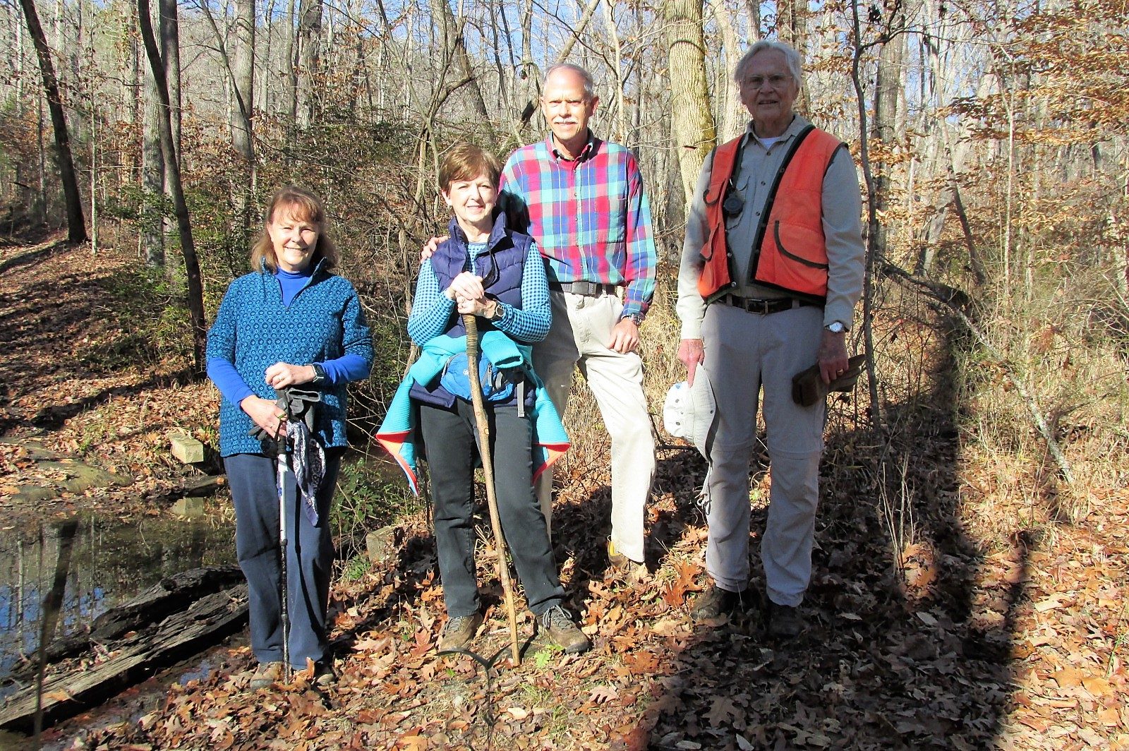 Today's Hikers: Renée, Jenny, Mike & Dick