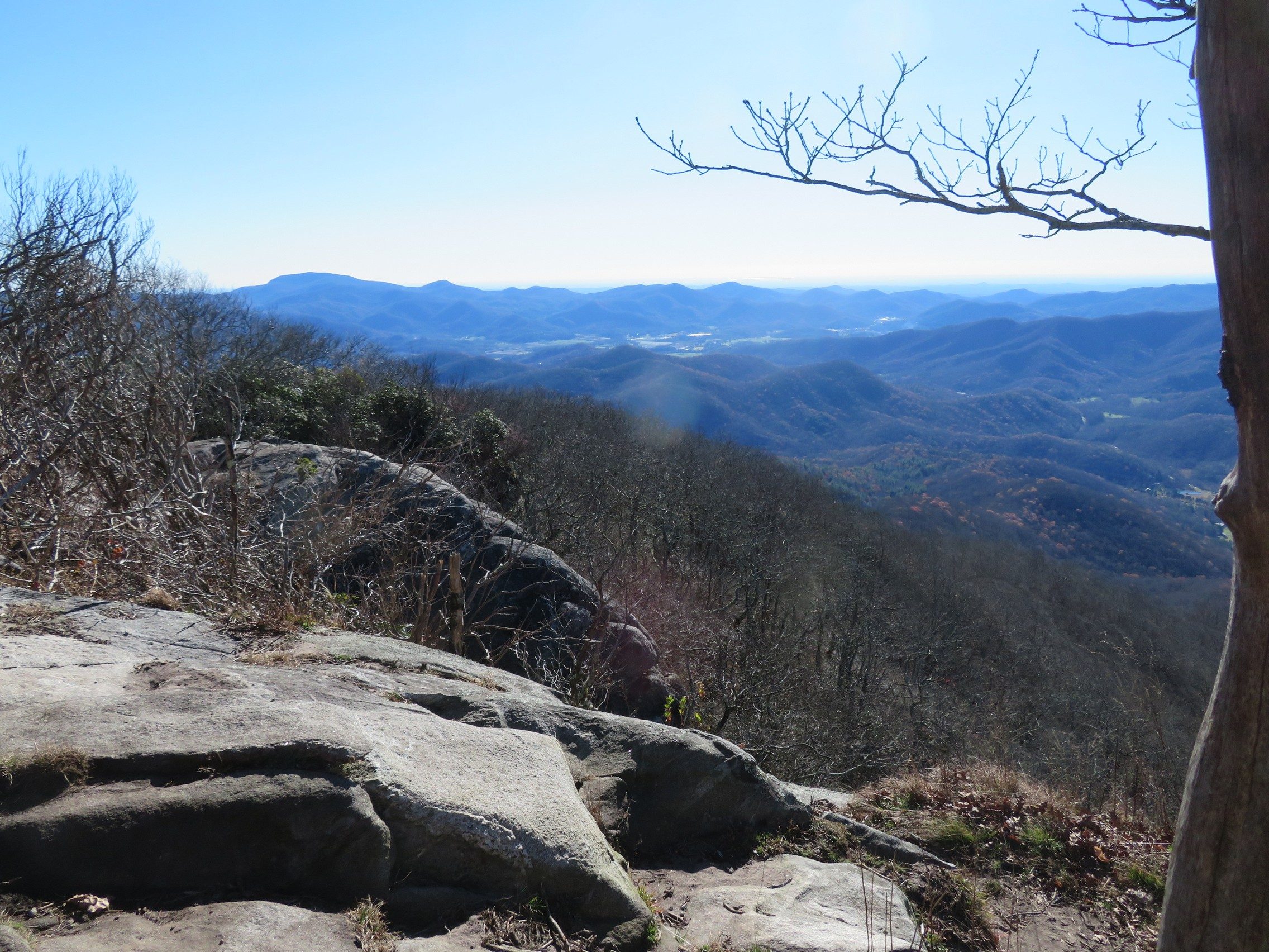 View to the north from Pickens Nose