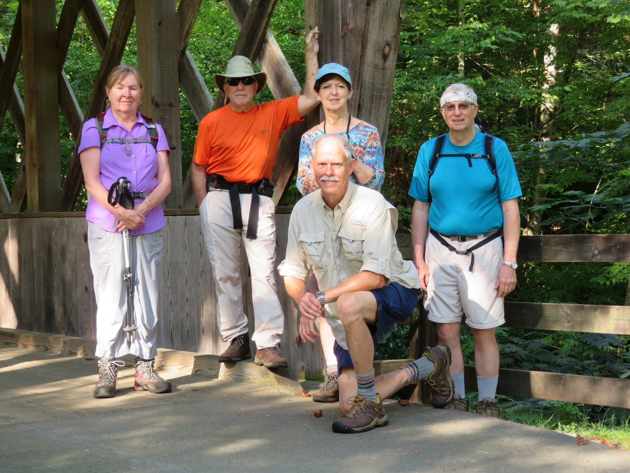 Gnarly Group of Hikers