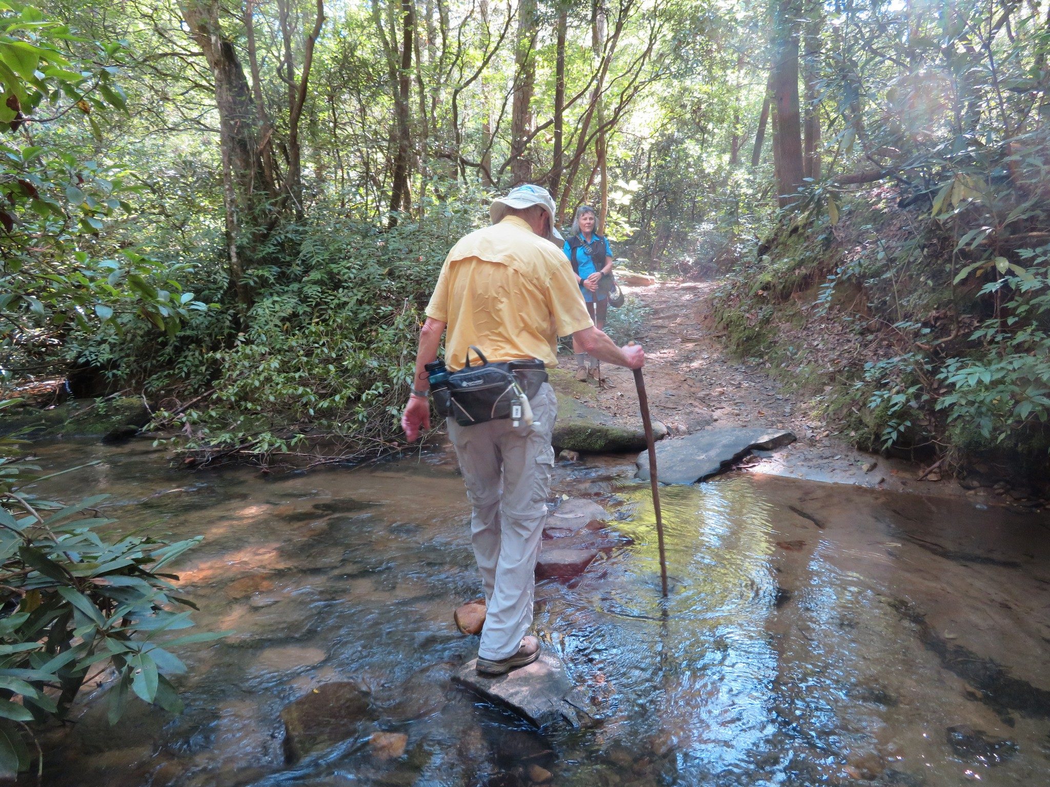What do you think Renee? Is Dick going to make it across dry?