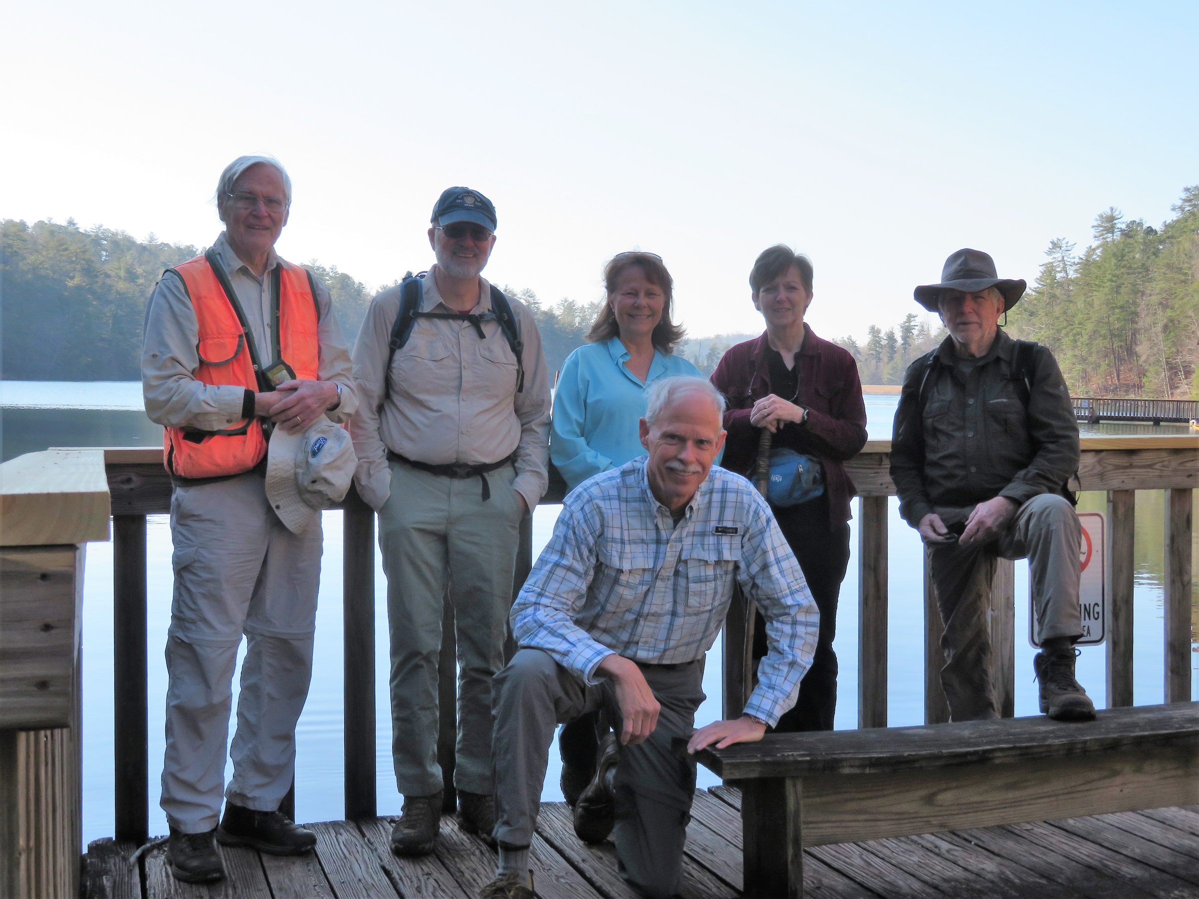 Today's Hikers: Dick, Ray, Renee, Mike, Jenny & Vic
