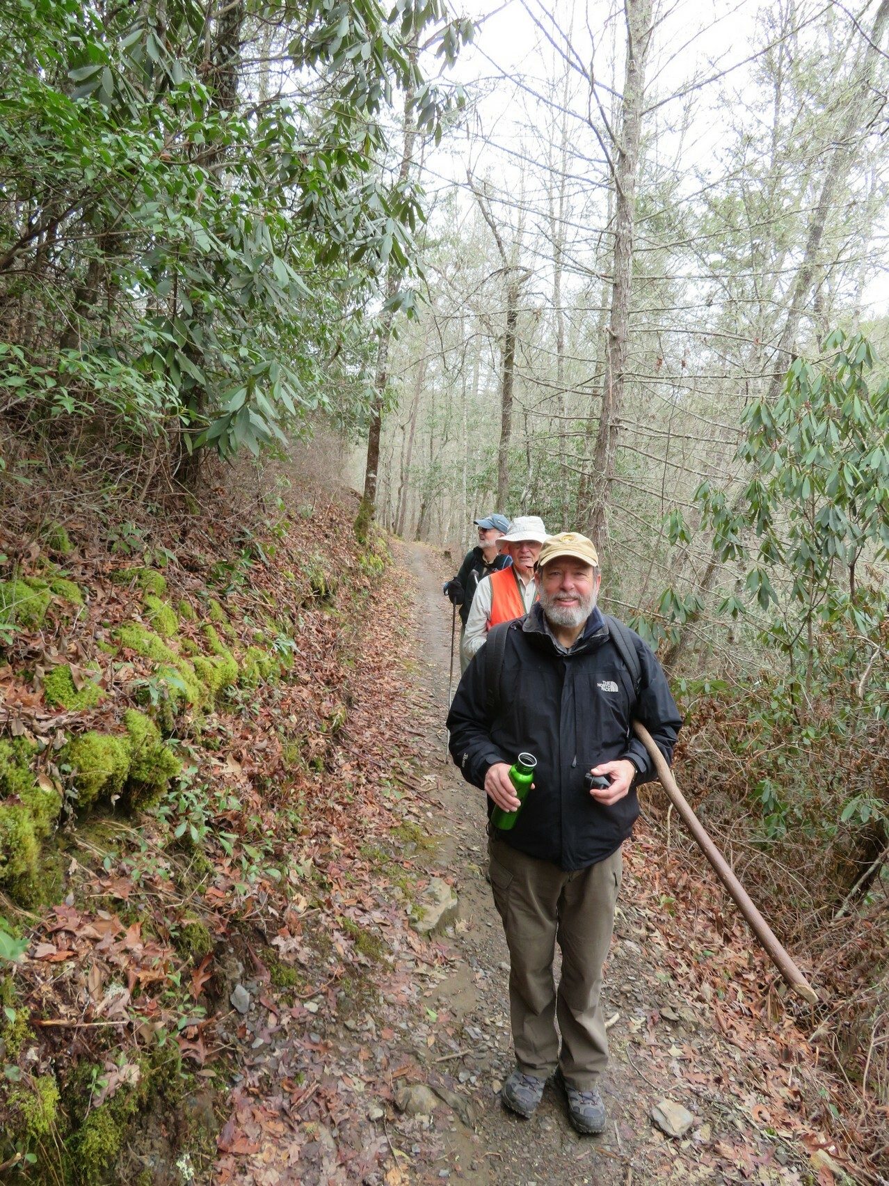 Typical hiking trails on east side of right trail loop.