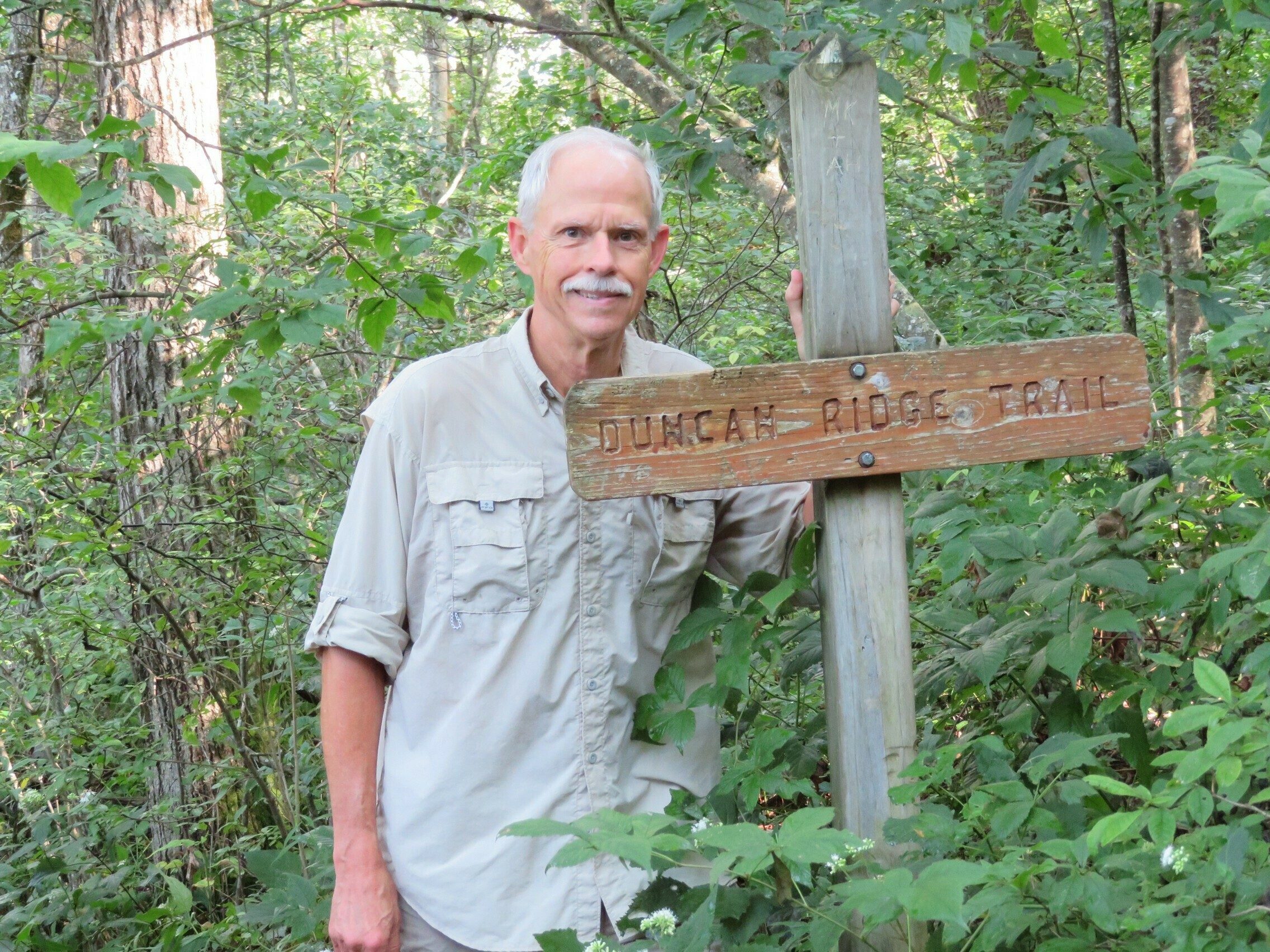 Time to turn around and head back.  Met a Maryland thru-hiker here who had split the AT and was headed north to finish the hike.