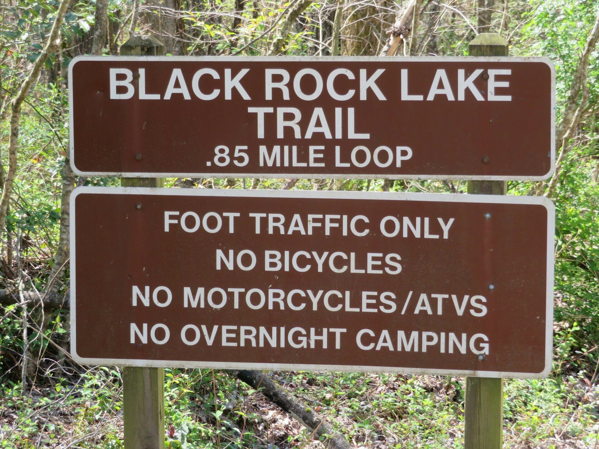Trail sign