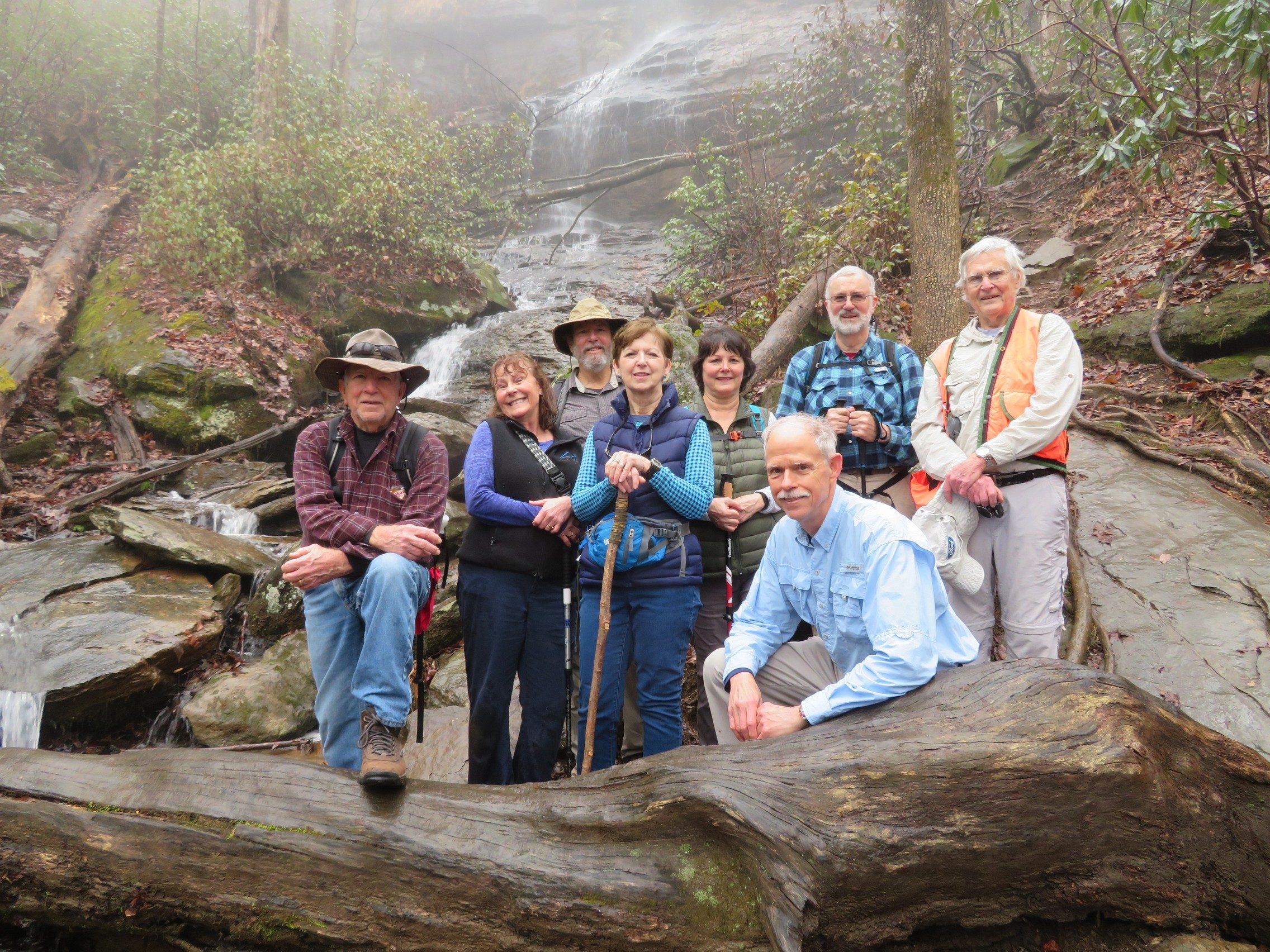 Todays Hikers: Vic, Renee, Jack, Jenny, Lynn, Mike, Ray & Dick