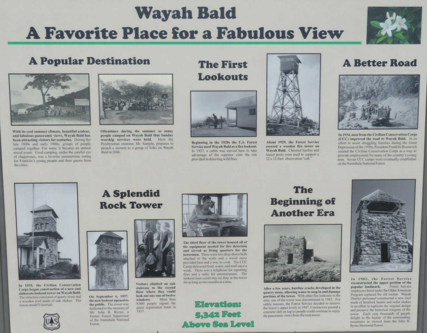 Some history on the fire tower