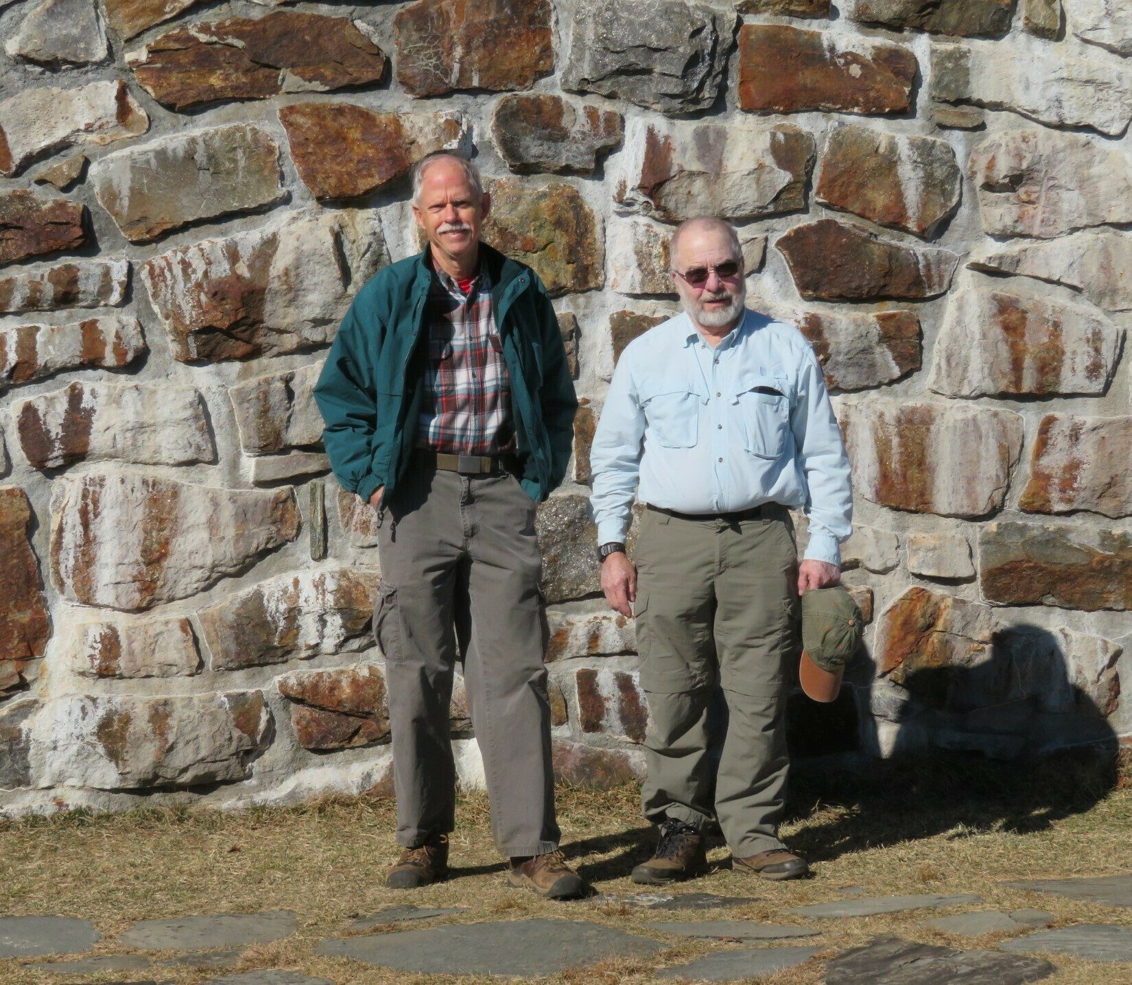 Today's Hikers (L-R): Mike & Gary . . . you missed a really nice hike!
