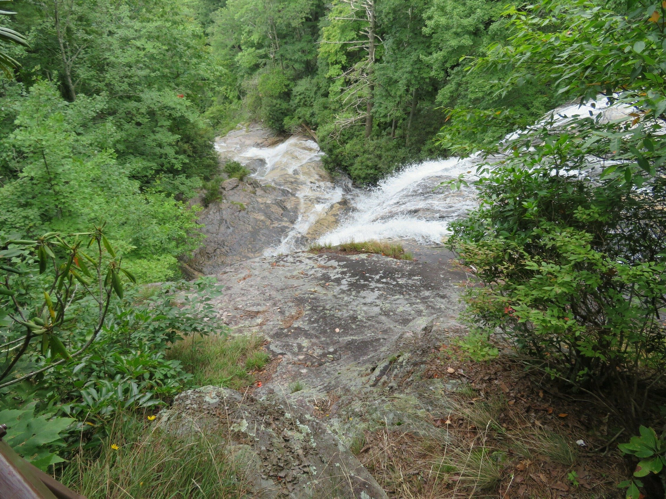 A view over the top of the 1st falls.