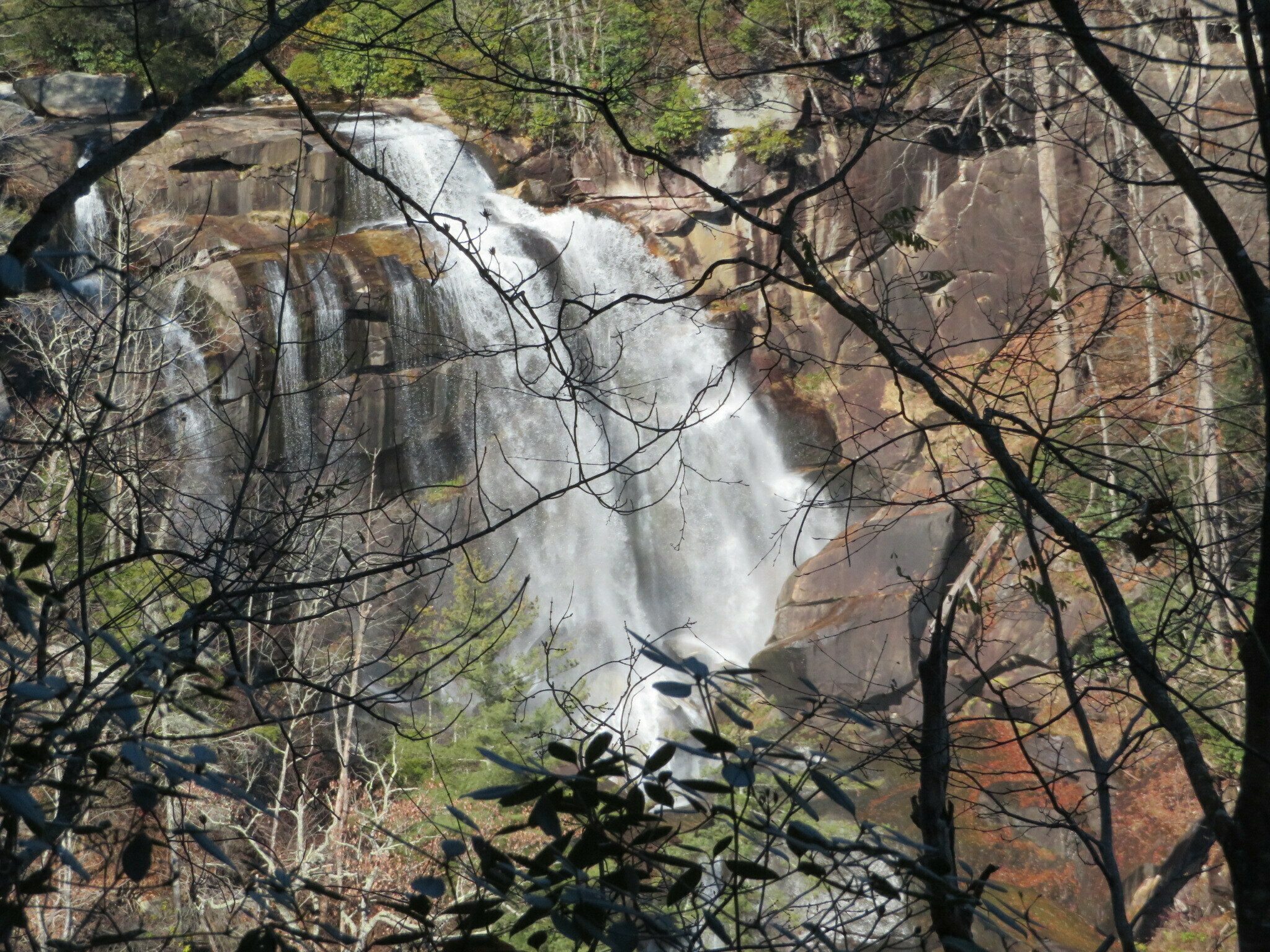Another shot of the upper portion of Whitewater Falls.