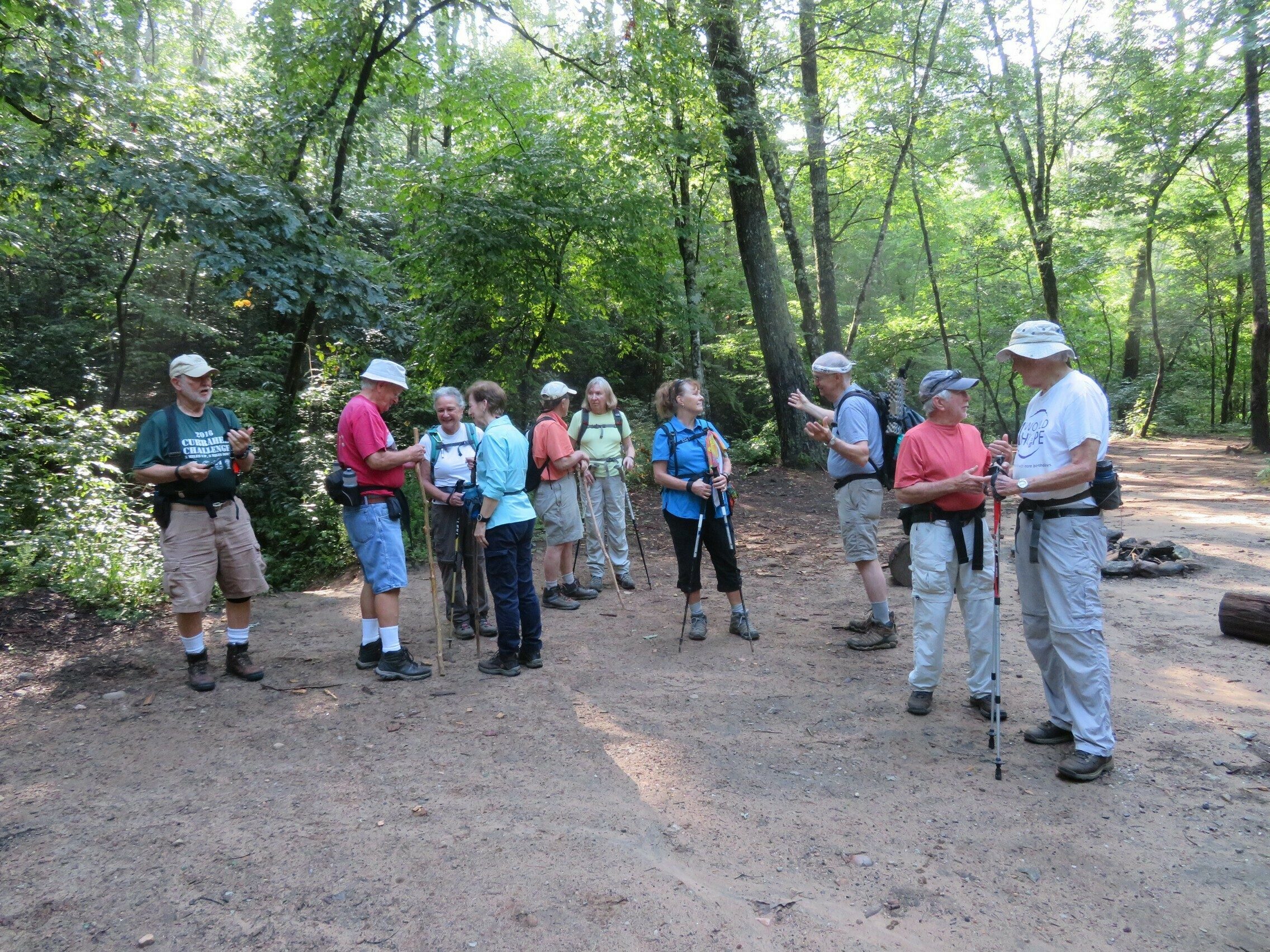 Hike time gathering