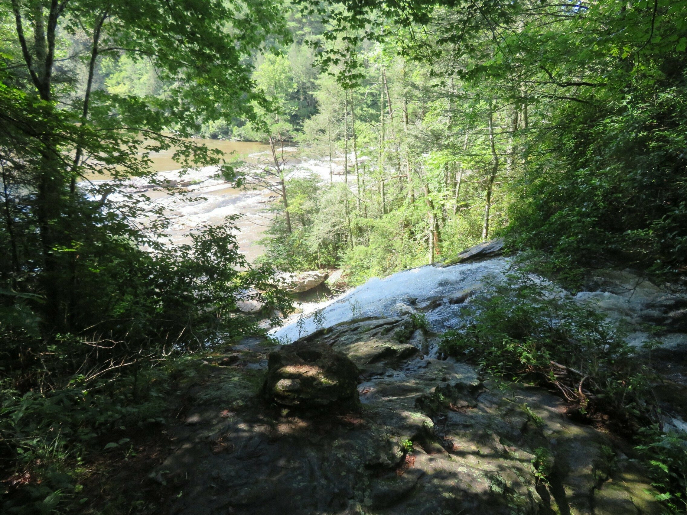 Top of Dicks Creek Falls