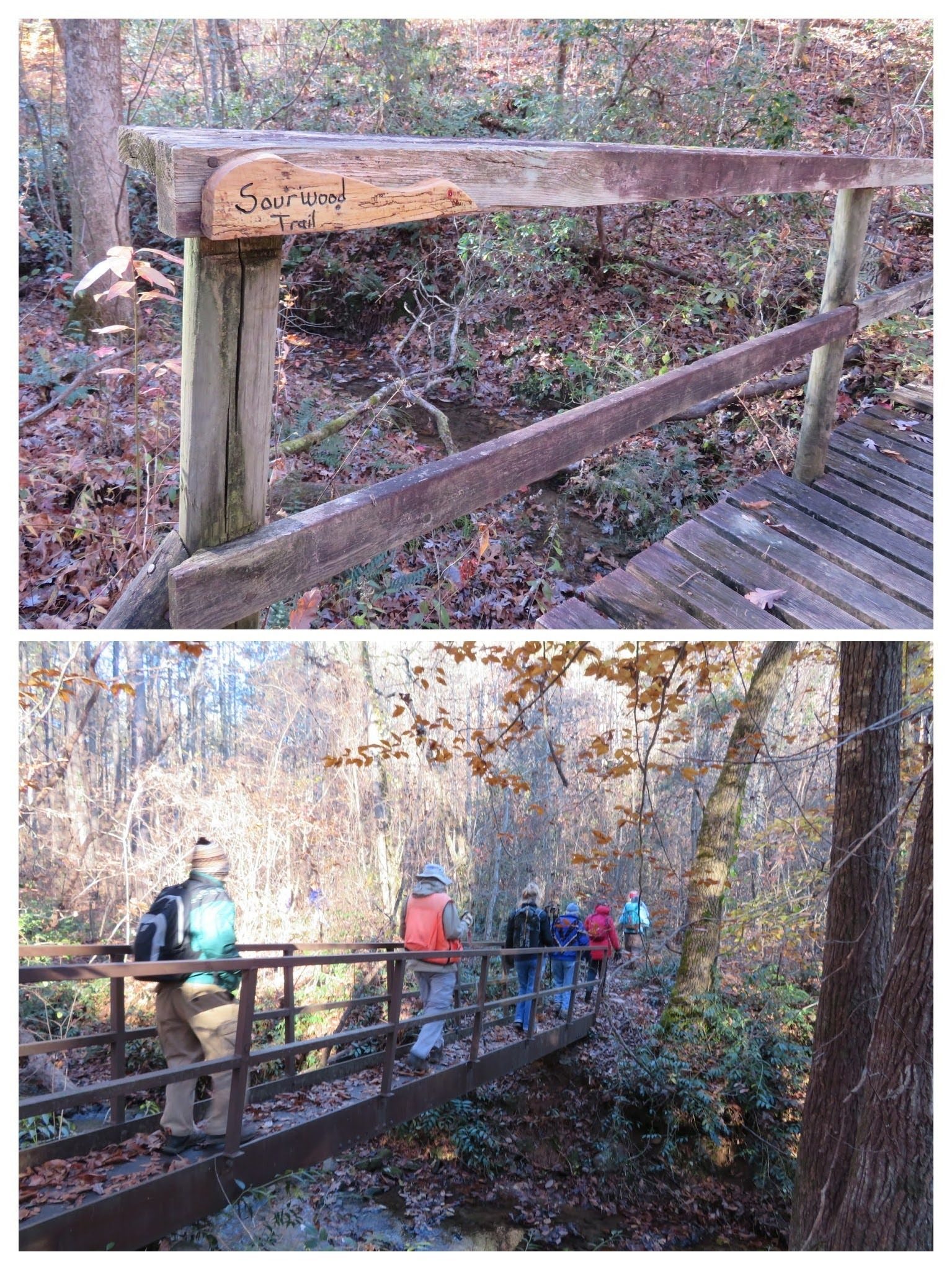 No wet crossings today!  Several nice bridges along the way.