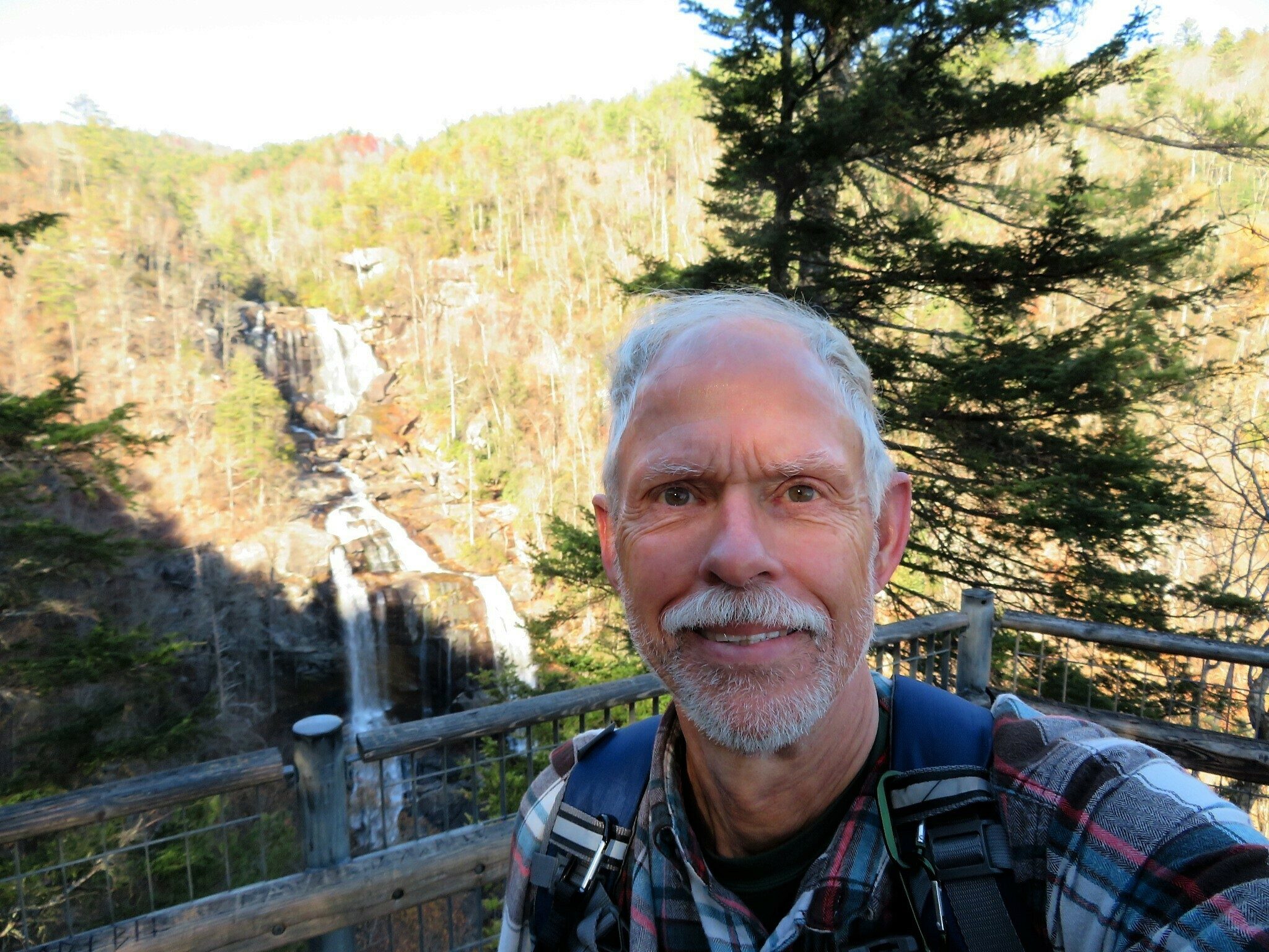 Yeah, that's me.  Comes with writing these hike reports.