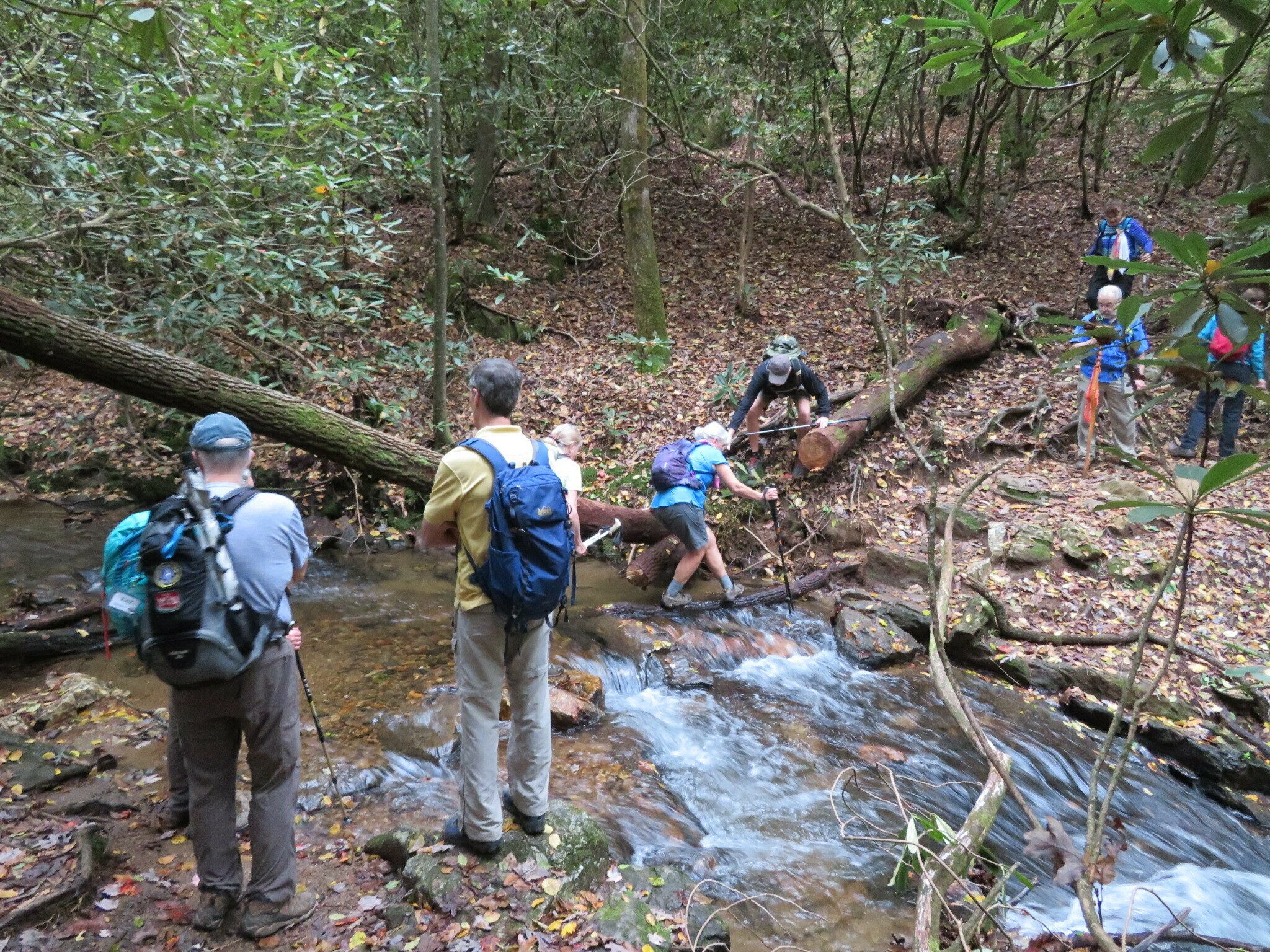 First water crossing at Blackwell Creek.