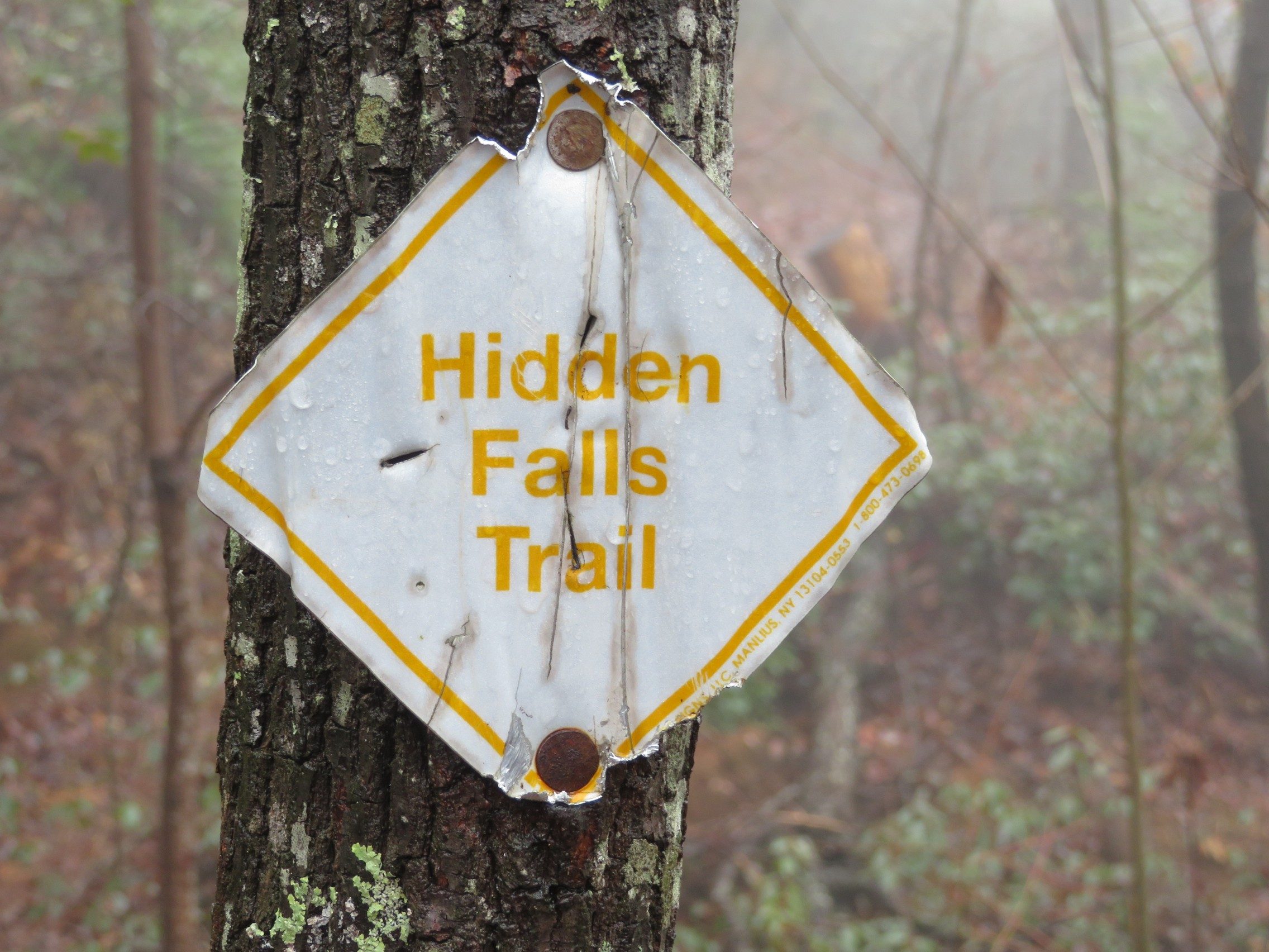 One type of trail markers