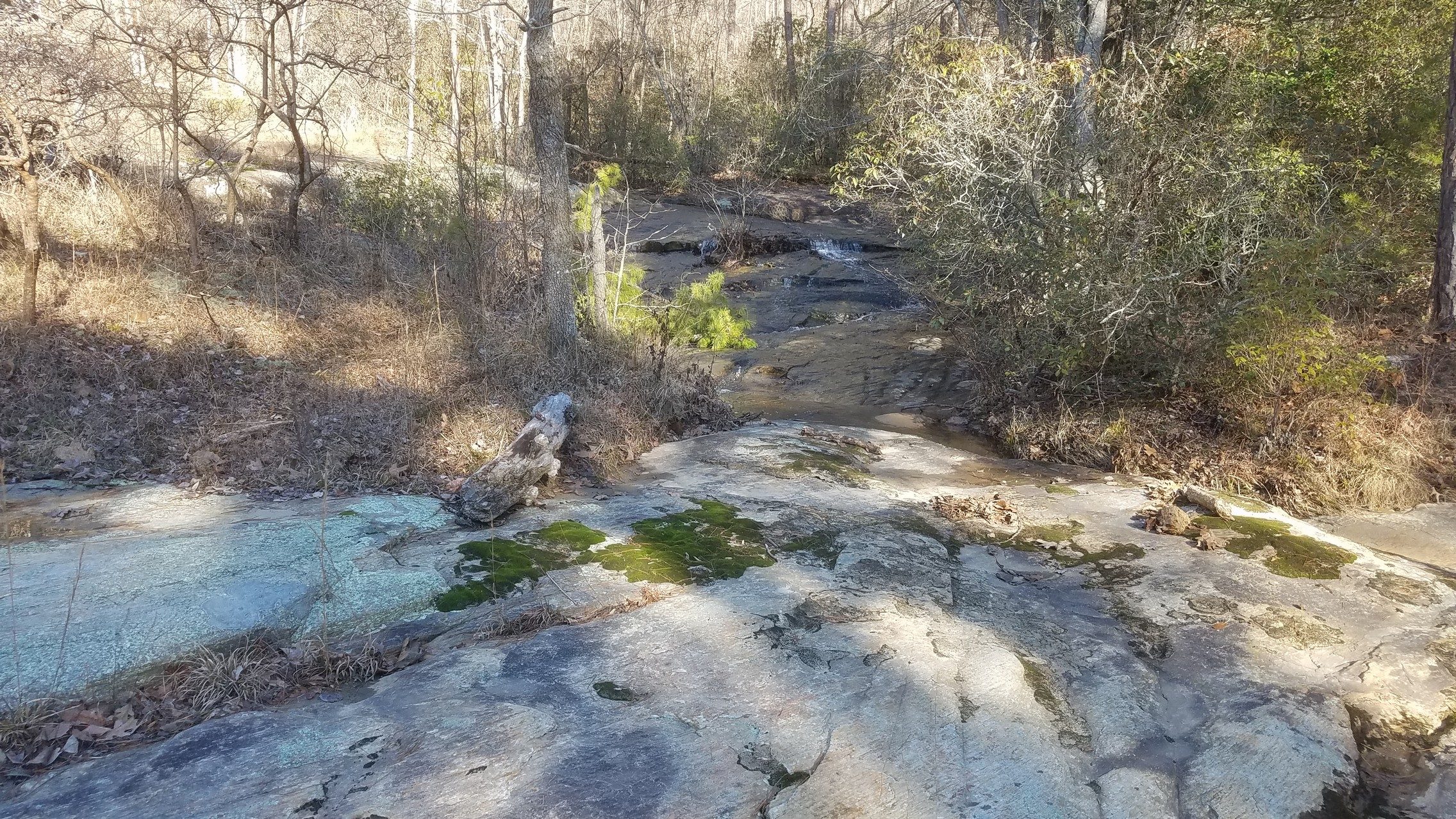 Look downstream atop Mary Steele Falls