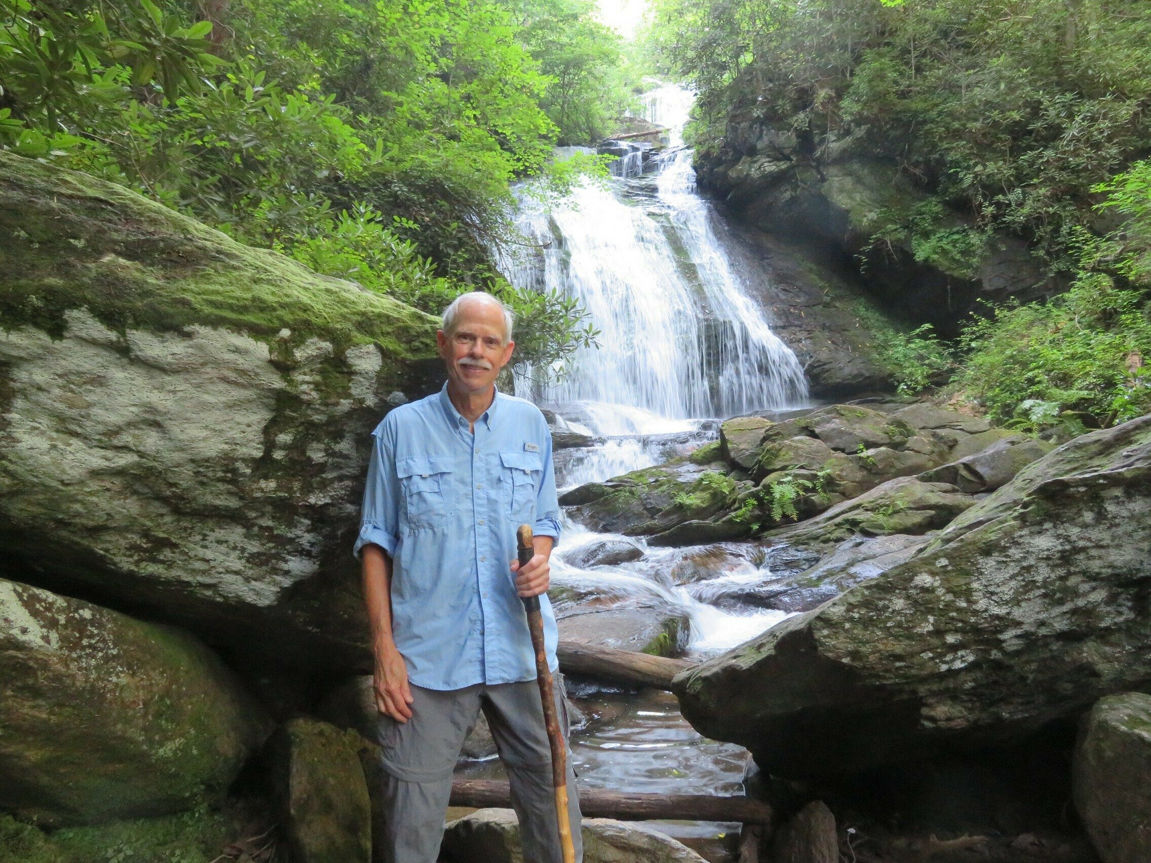 Mike by Opossum Creek Falls on July 16th.