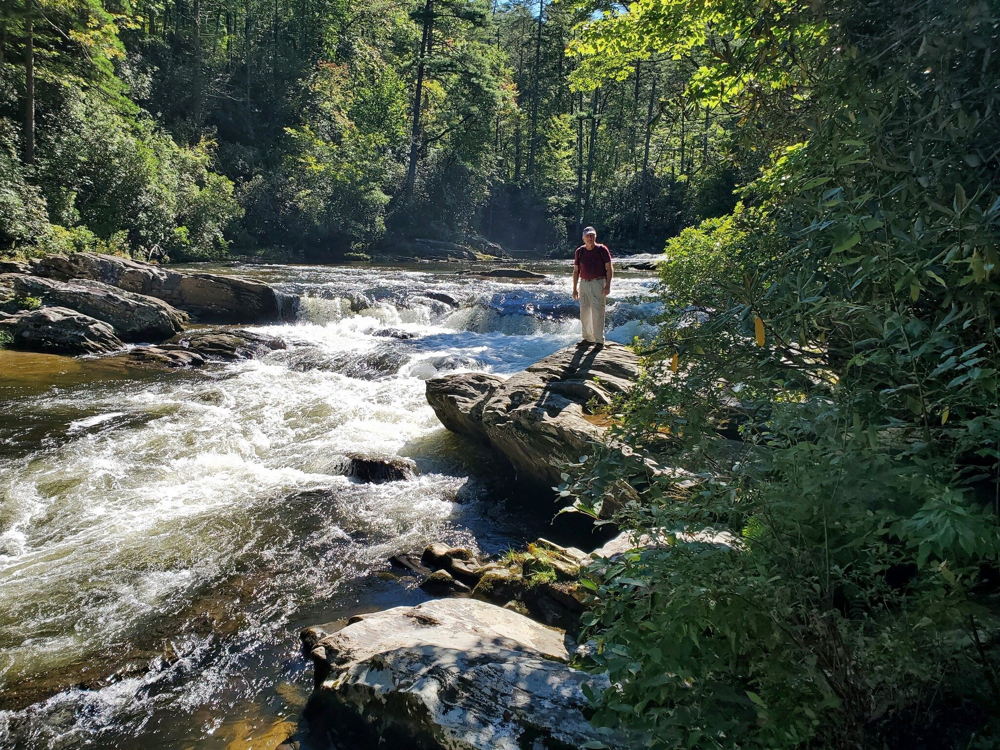 This was one of two very accessible places along the Chattooga River.  This the most scenic with great rapids!