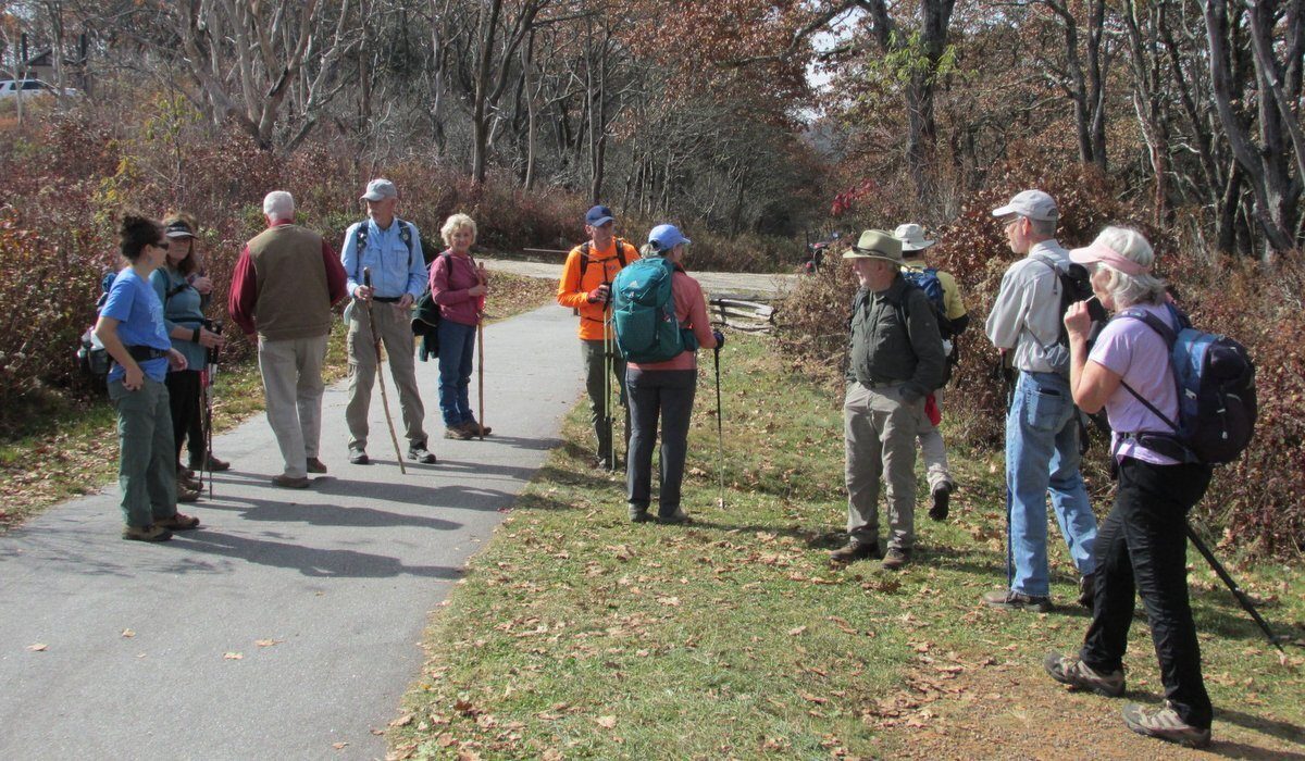 Gathering up just prior to returning to the AT/Bartram Trail.