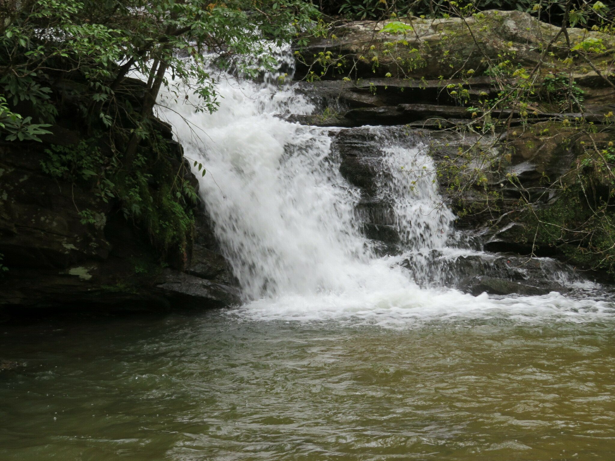 Another photo of Licklog Falls.