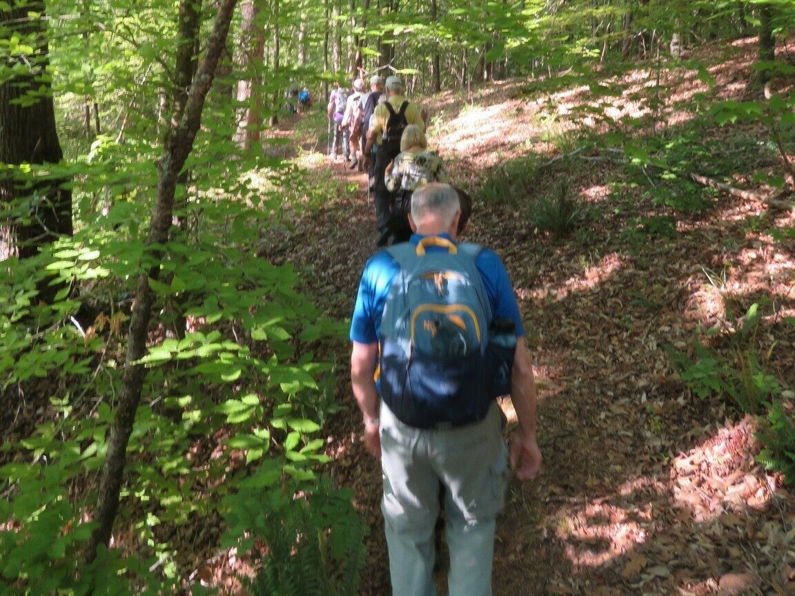 And off we go! Nice trails overall.