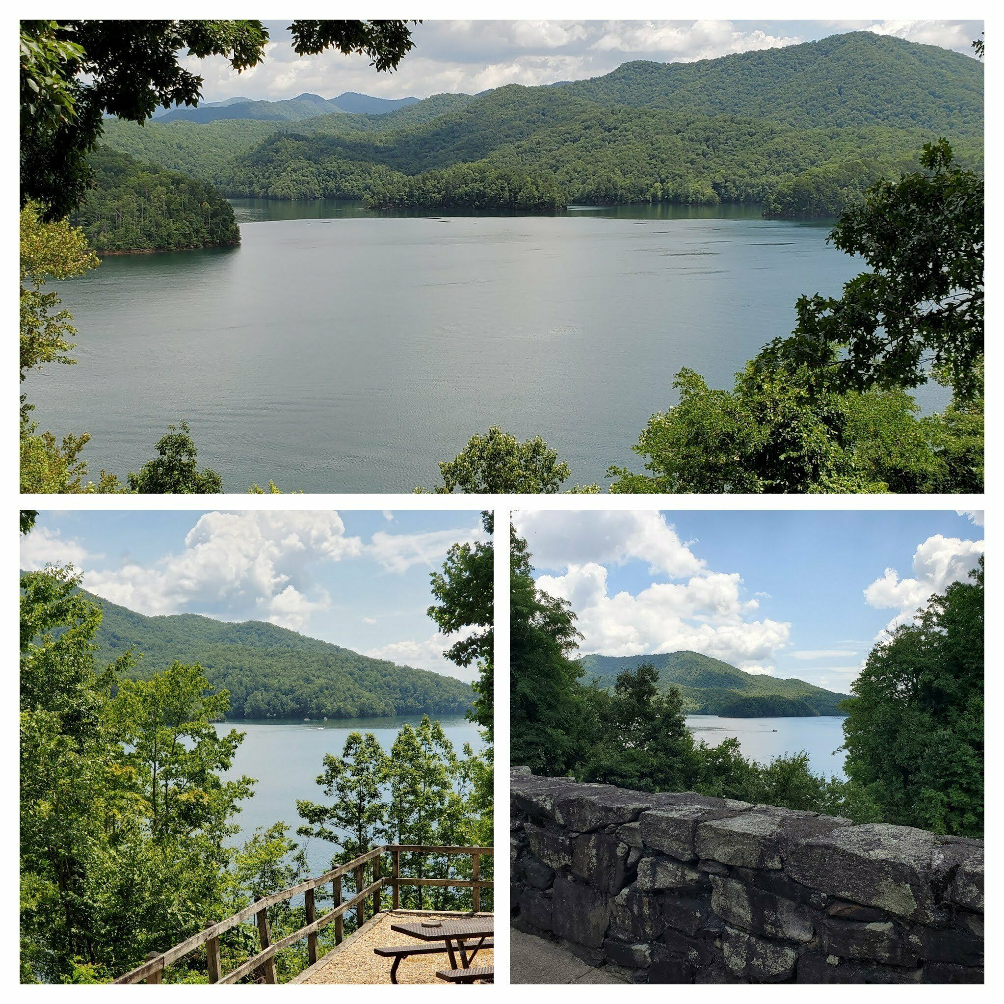 More views of Fontana Lake from the AT.