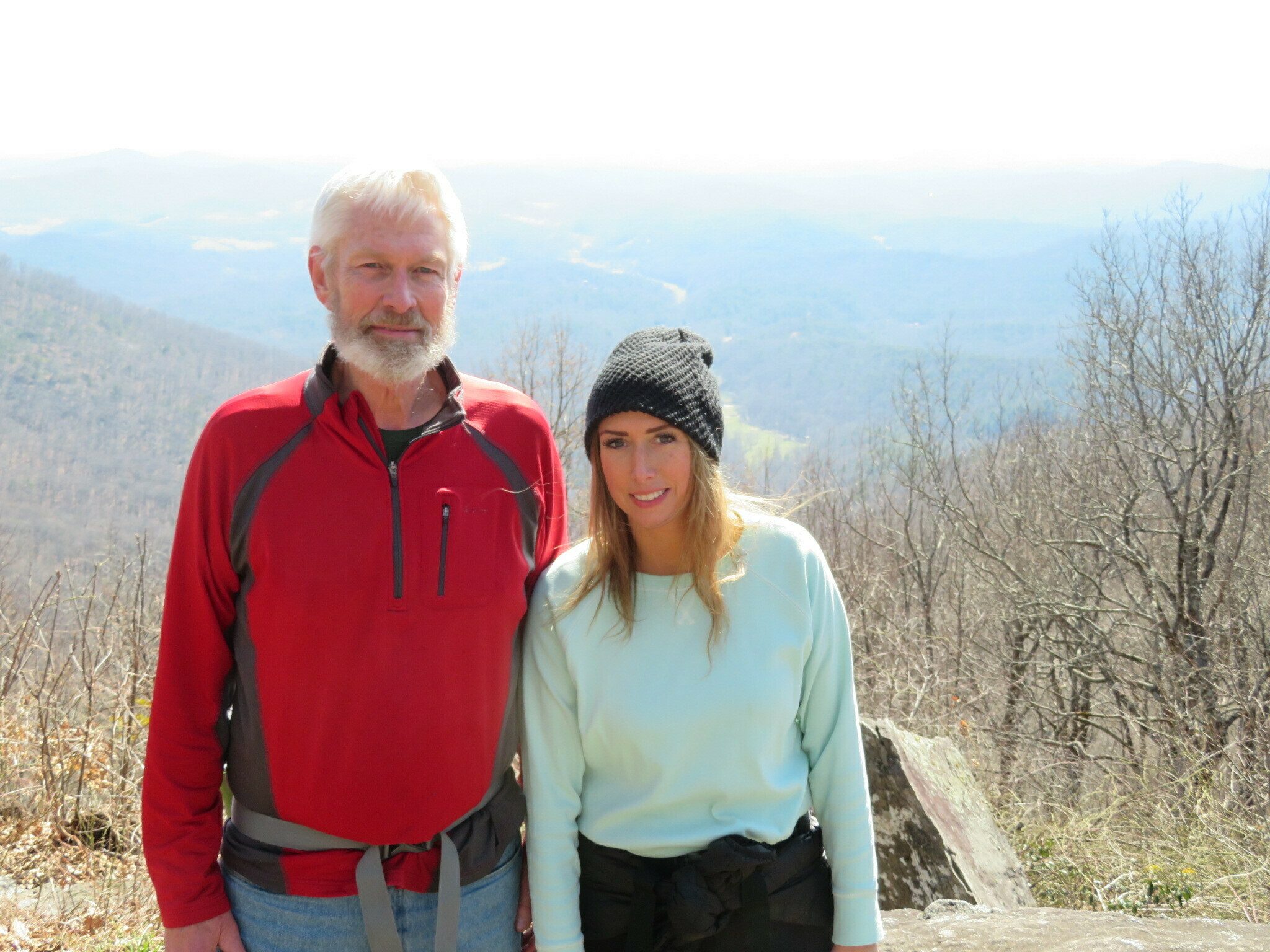 Dave and his daughter, Beth, who joined us on this hike.