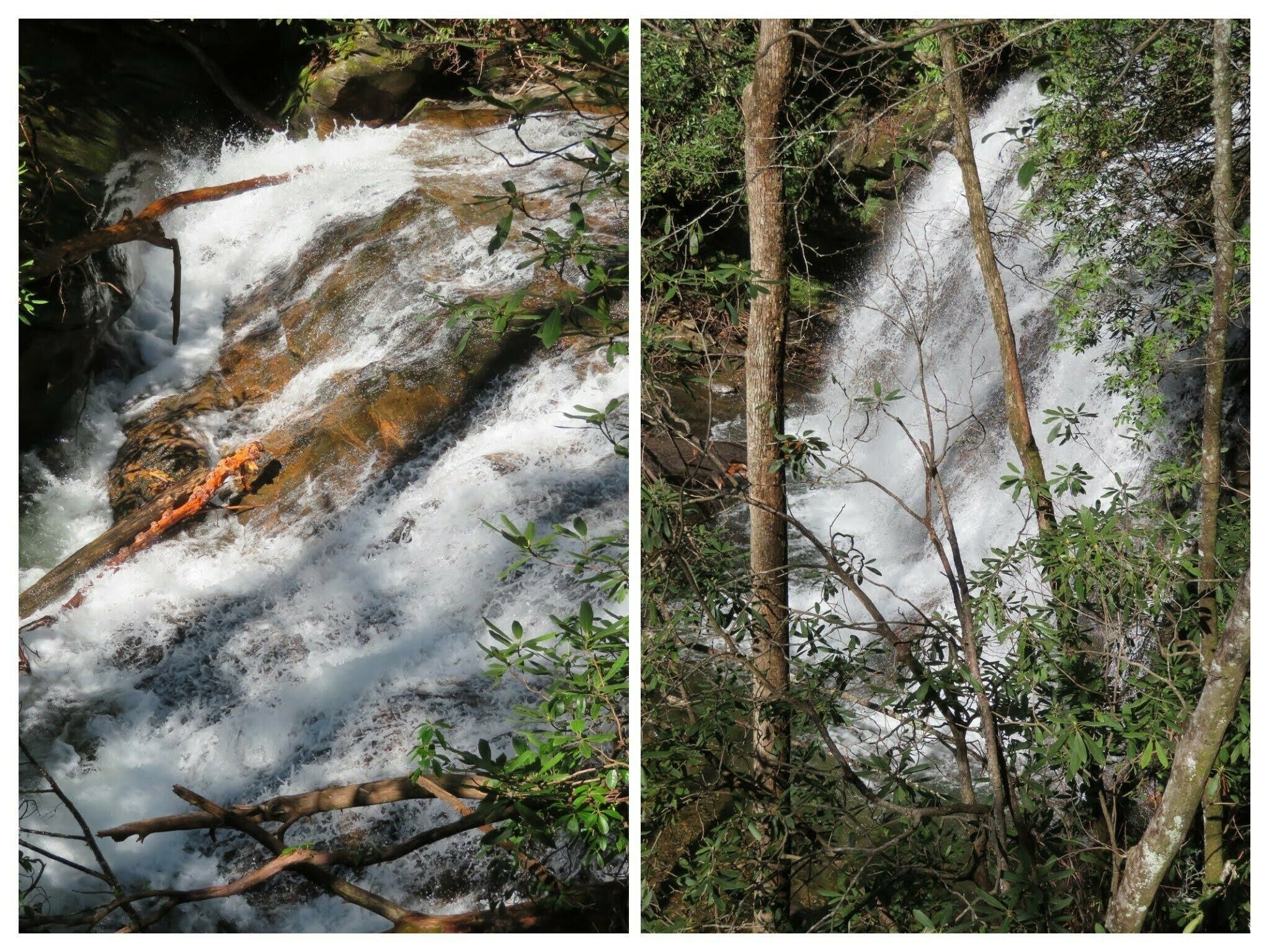 More of the many waterfalls and cascades along the way.