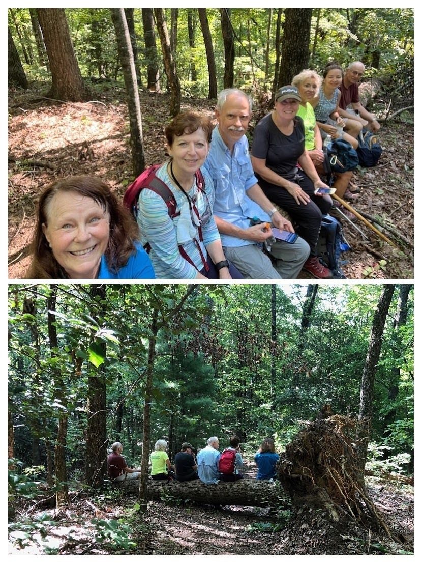 Break time along the Bartram Trail.