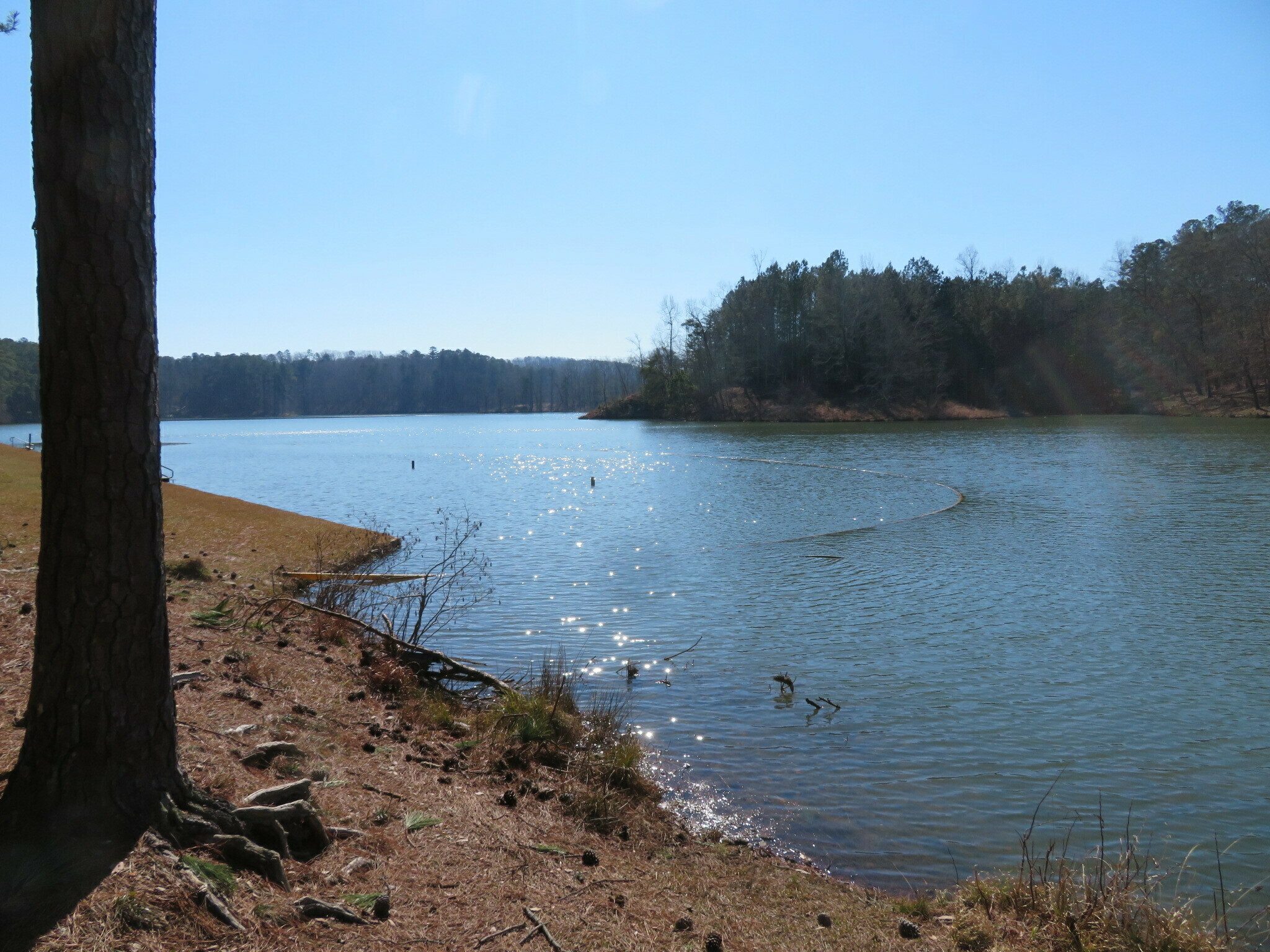 A view of Lake Russell toward the end the hike.