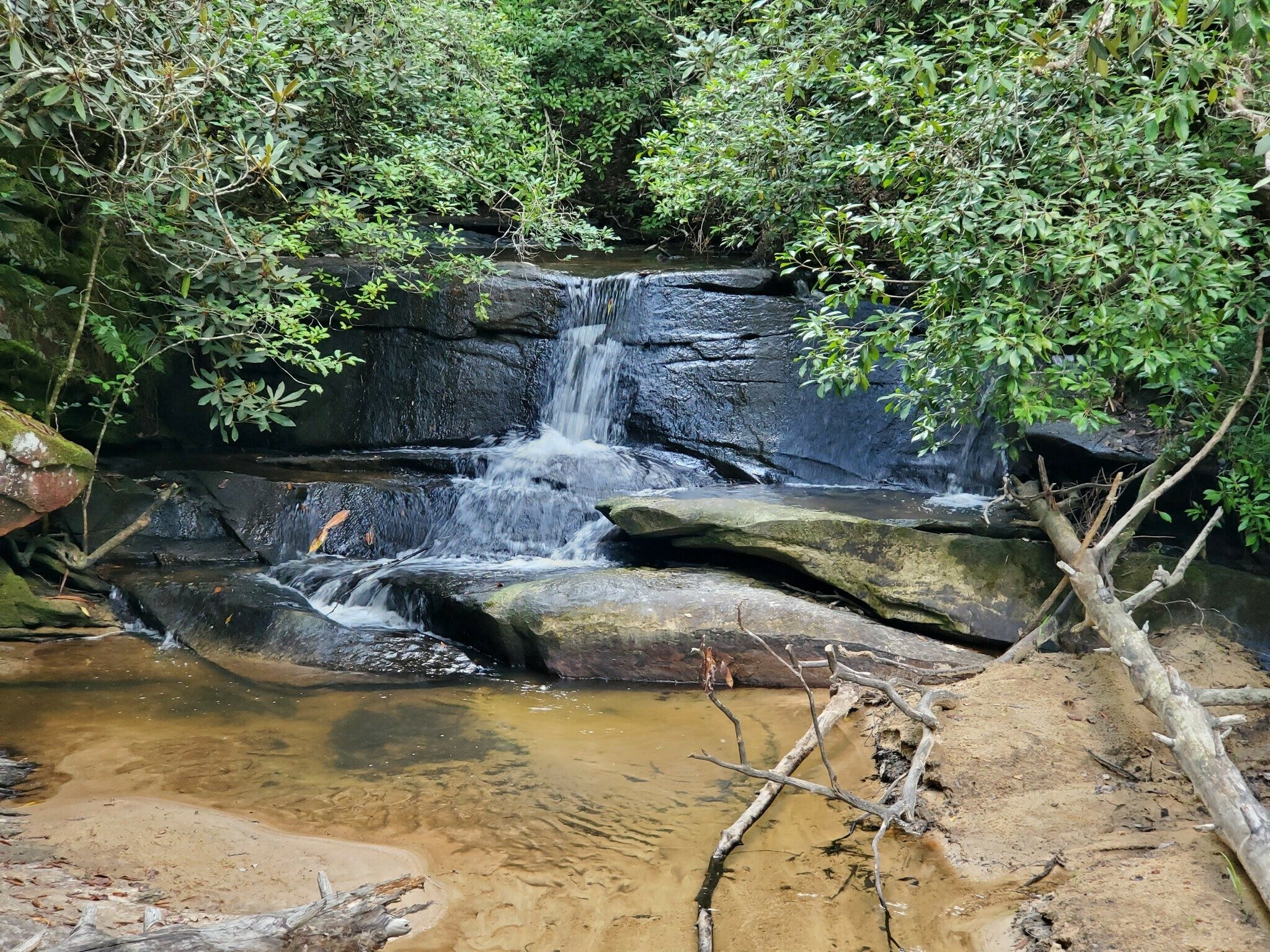 Middle Poe Creek Falls