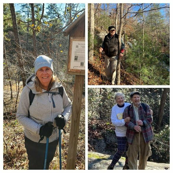 Lynn Steele on left, Bob McGee on upper right, Jeanne and Bruce O'Connor  in the lower right pane.