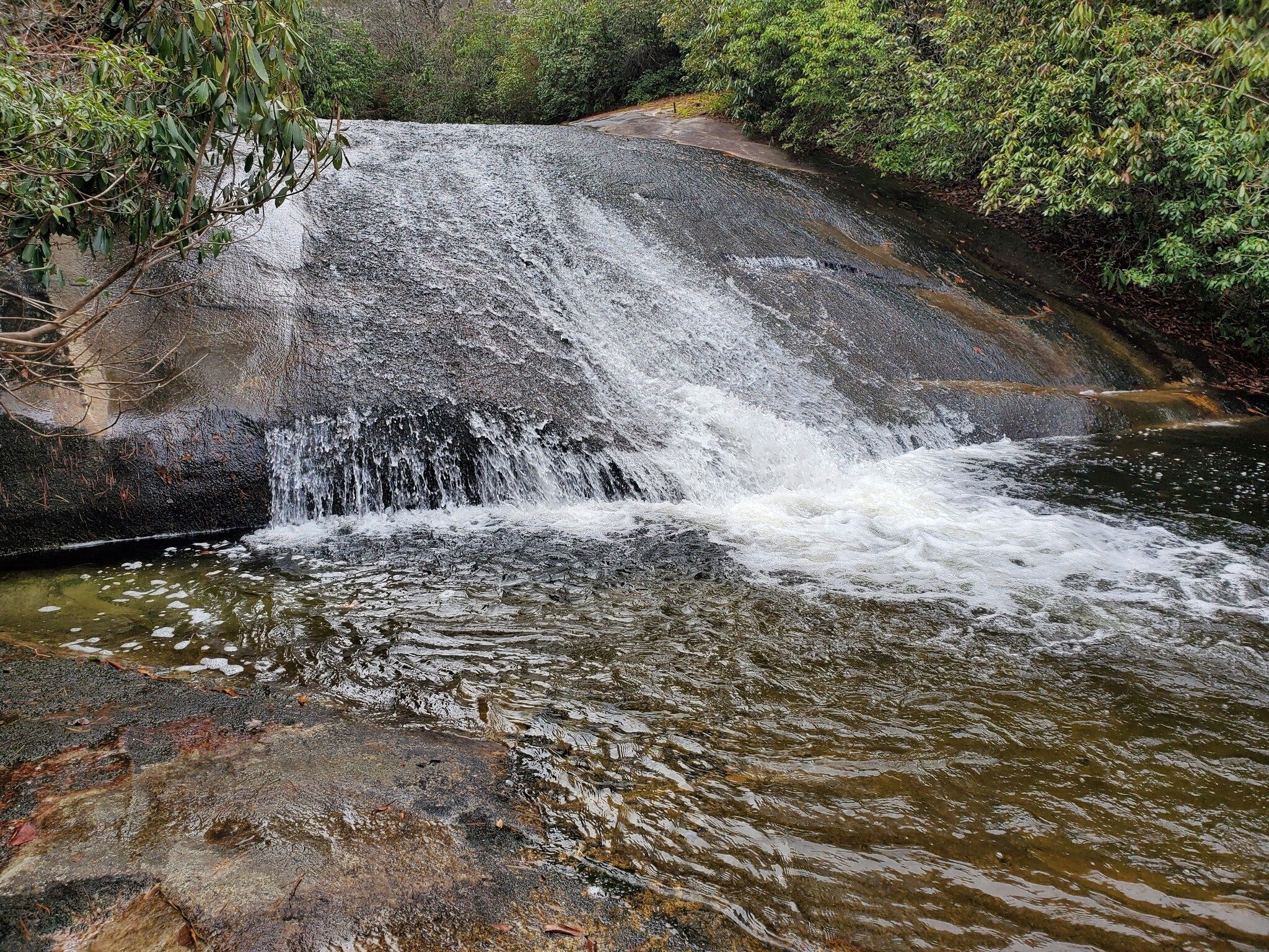 The second falls of the day, Granny Burrell Falls.