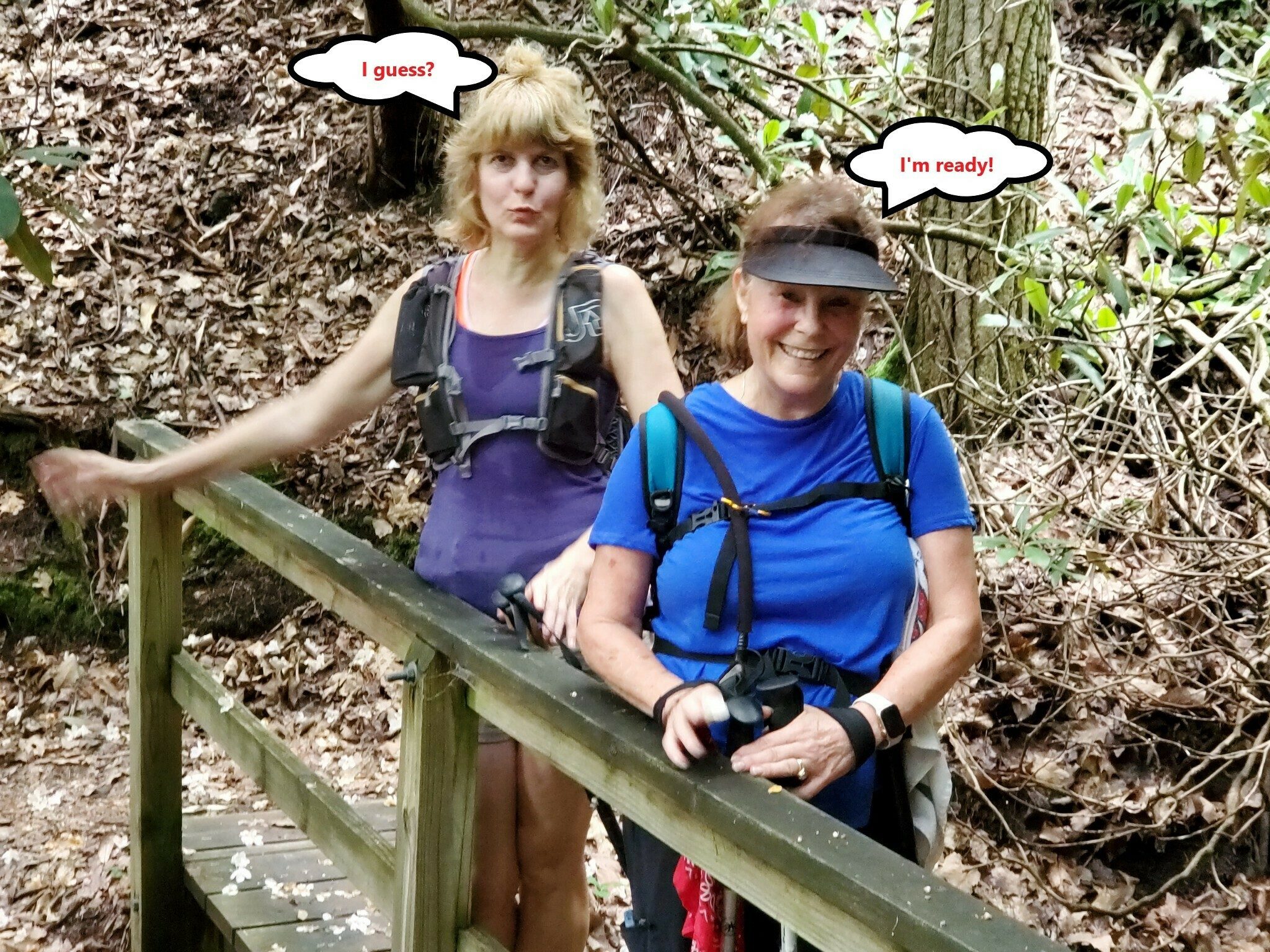 Alright ladies, time to head up to Pinnacle Knob!