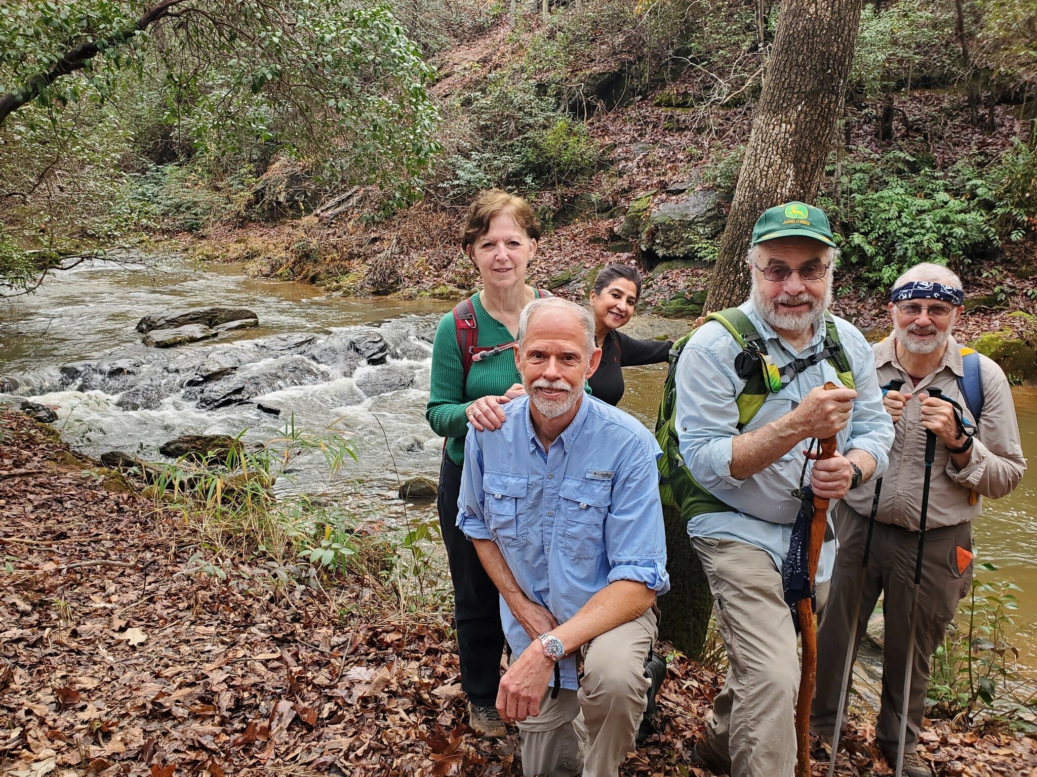 Another group photo along Rice Creek.