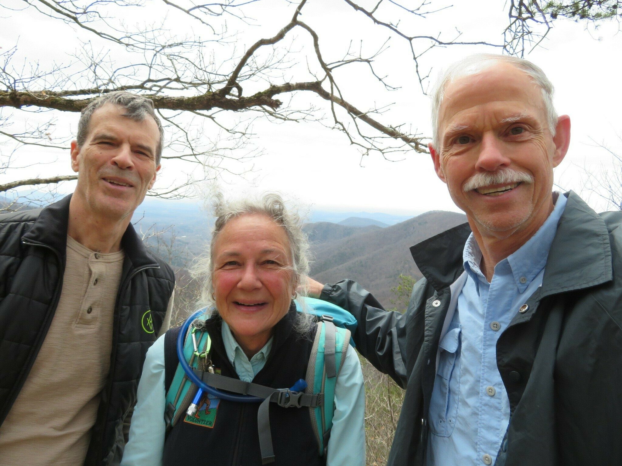 Wildcat Mountain hikers: Gerald, Christine & Mike