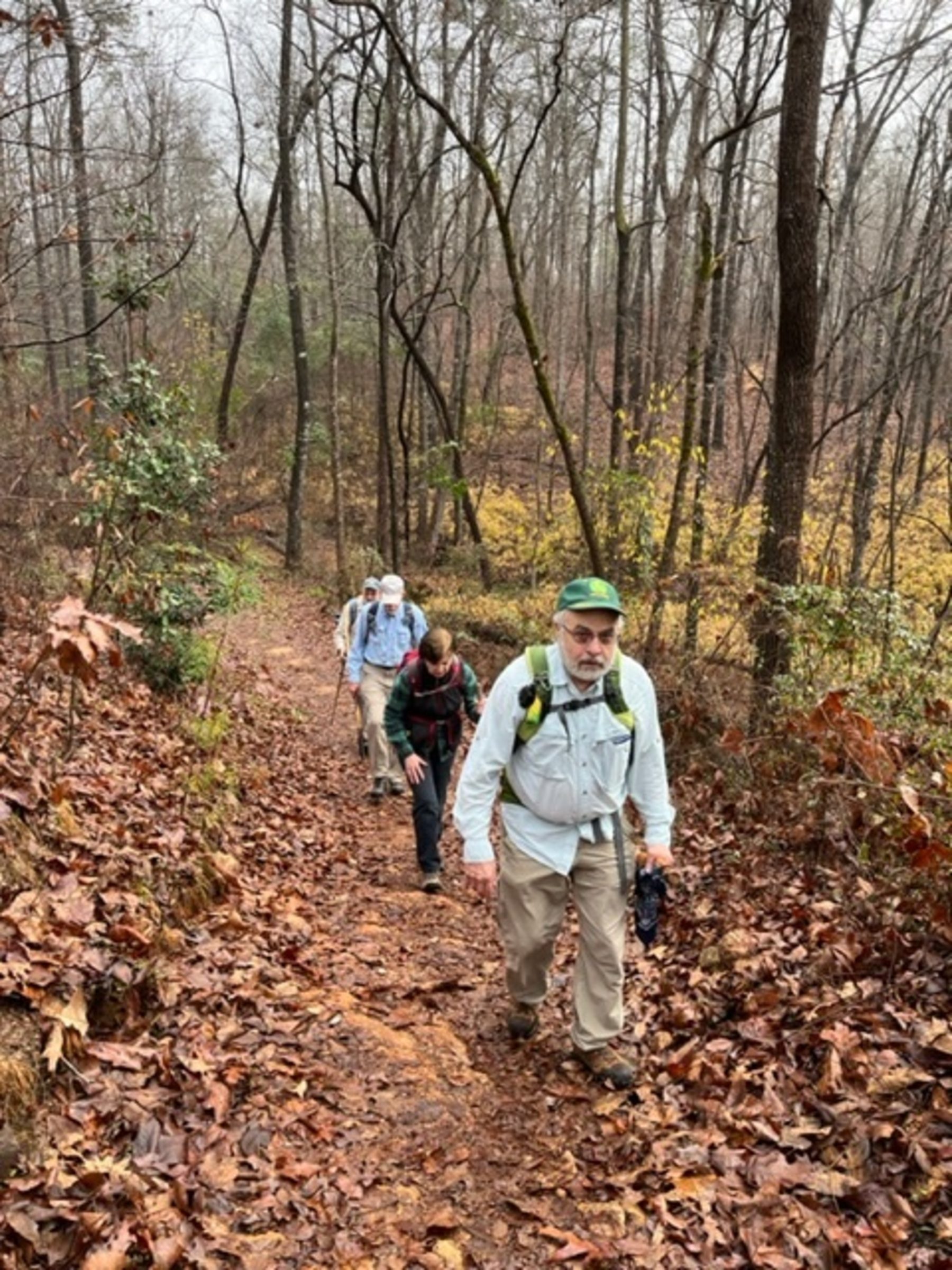 Another trail view of some of our hikers.
