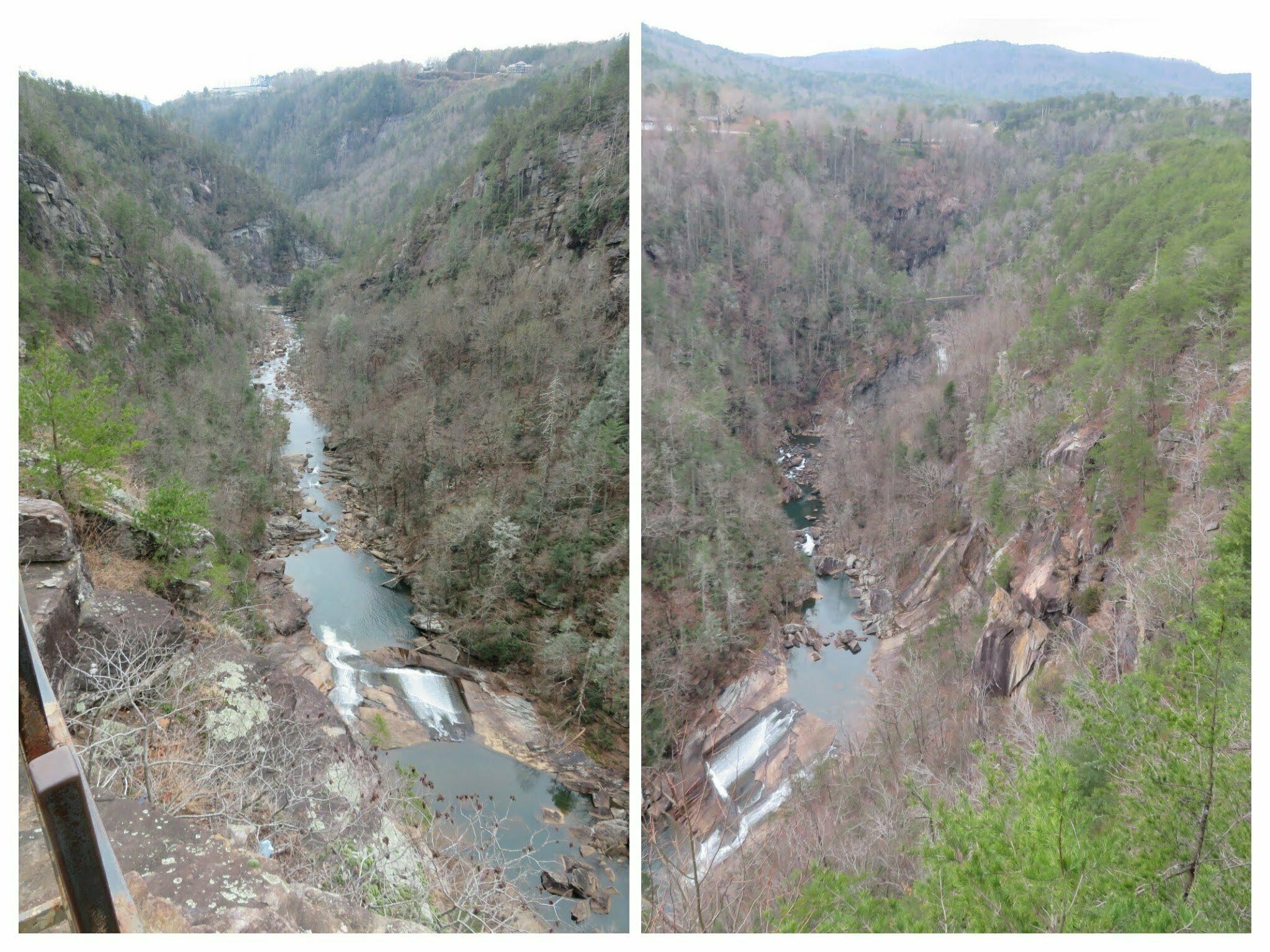 Views up and down the gorge from Inspiration Point.