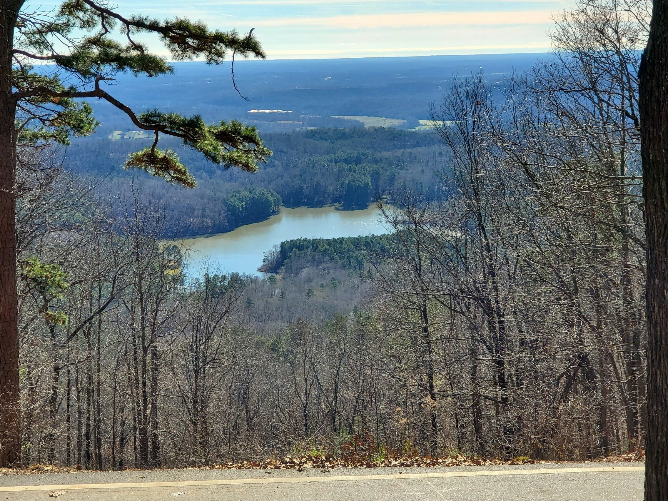 View of Lake Russell from Chenocetah Mountain.